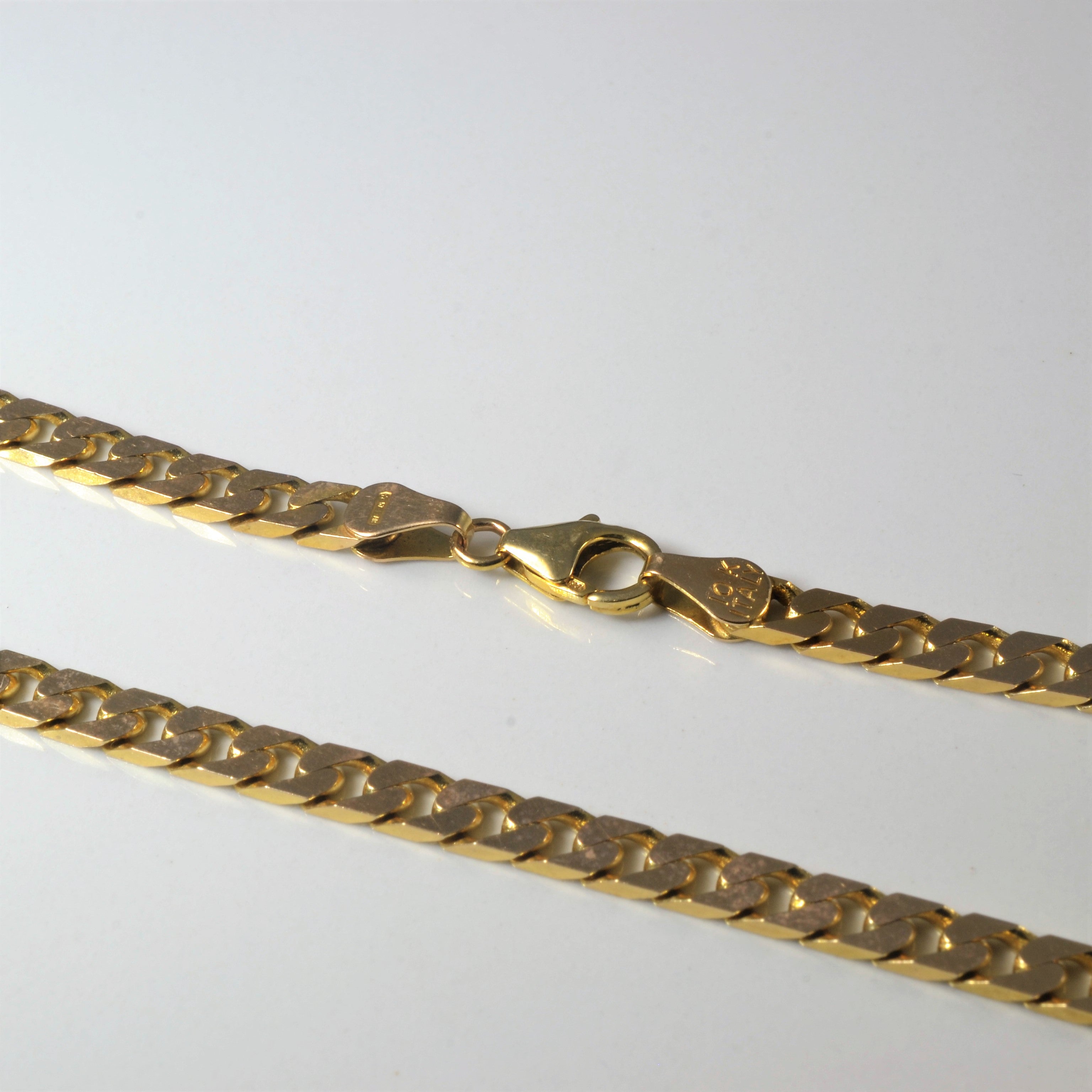 10k Yellow Gold Curb Link Chain | 23" |