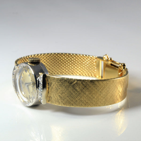 Omega' Gold Diamond Watch | 0.30ctw | 5.5