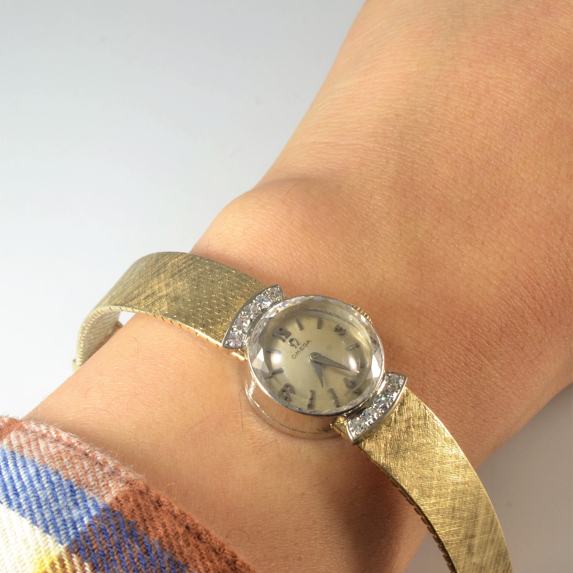 Omega Gold Diamond Watch | 0.30ctw | 5.5