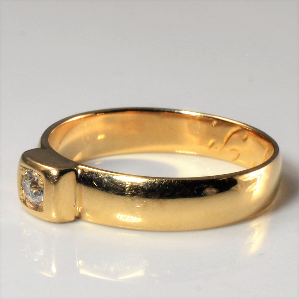 Solitaire Old Mine Diamond Ring | 0.11ct | SZ 7 |