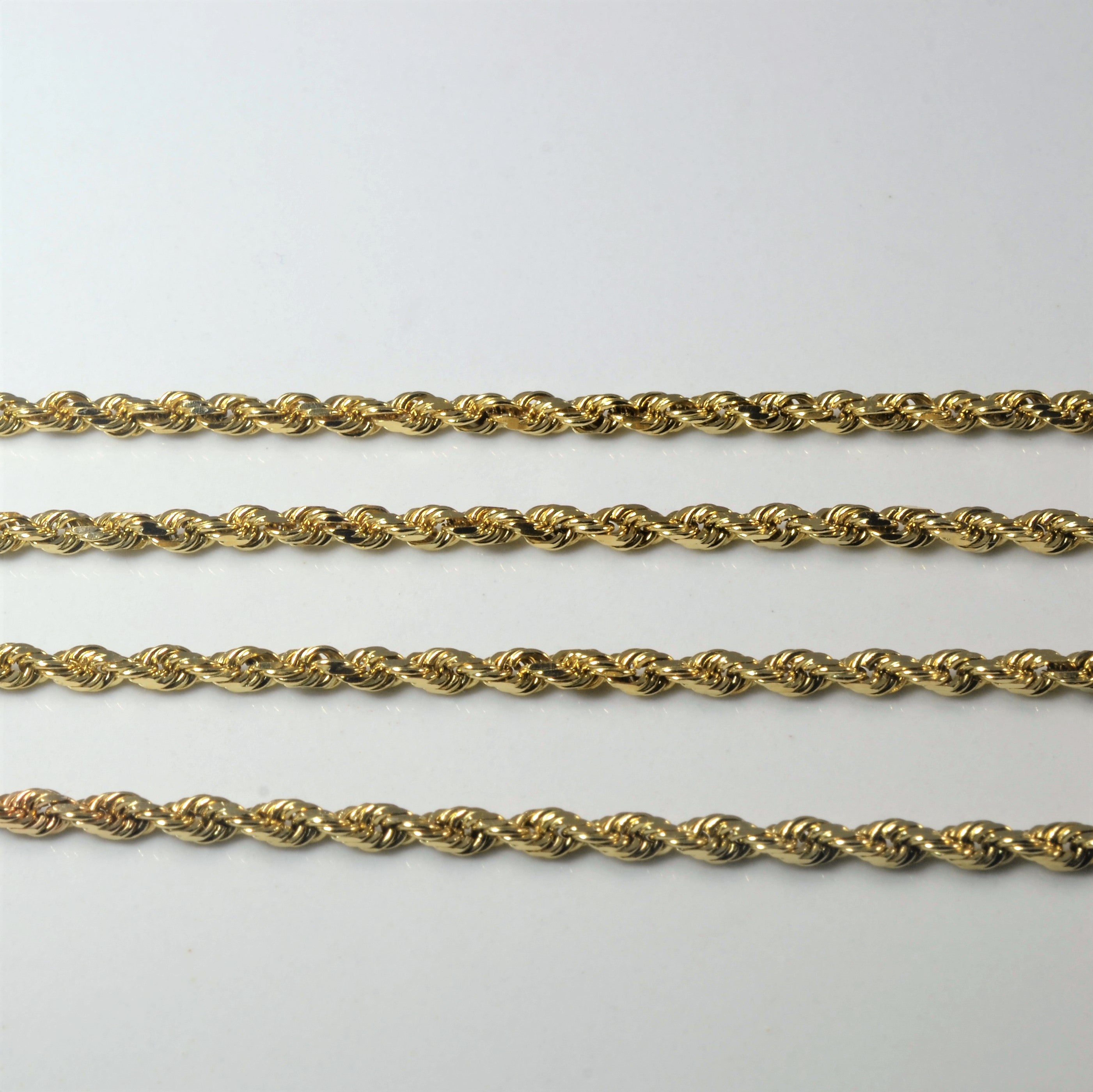 10k Yellow Gold Rope Chain | 24" |