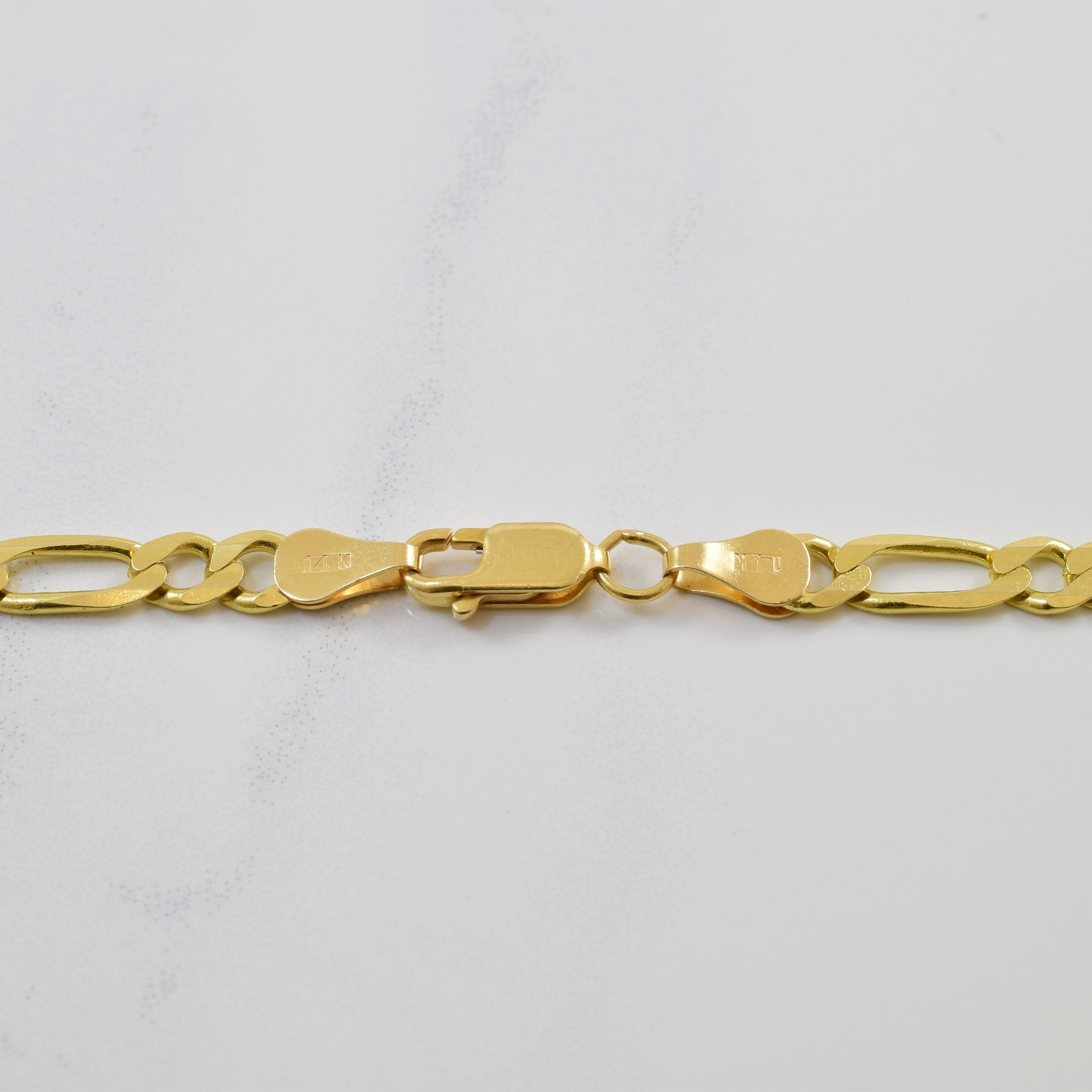 Chaîne Figaro en or jaune 14 carats | 25" |