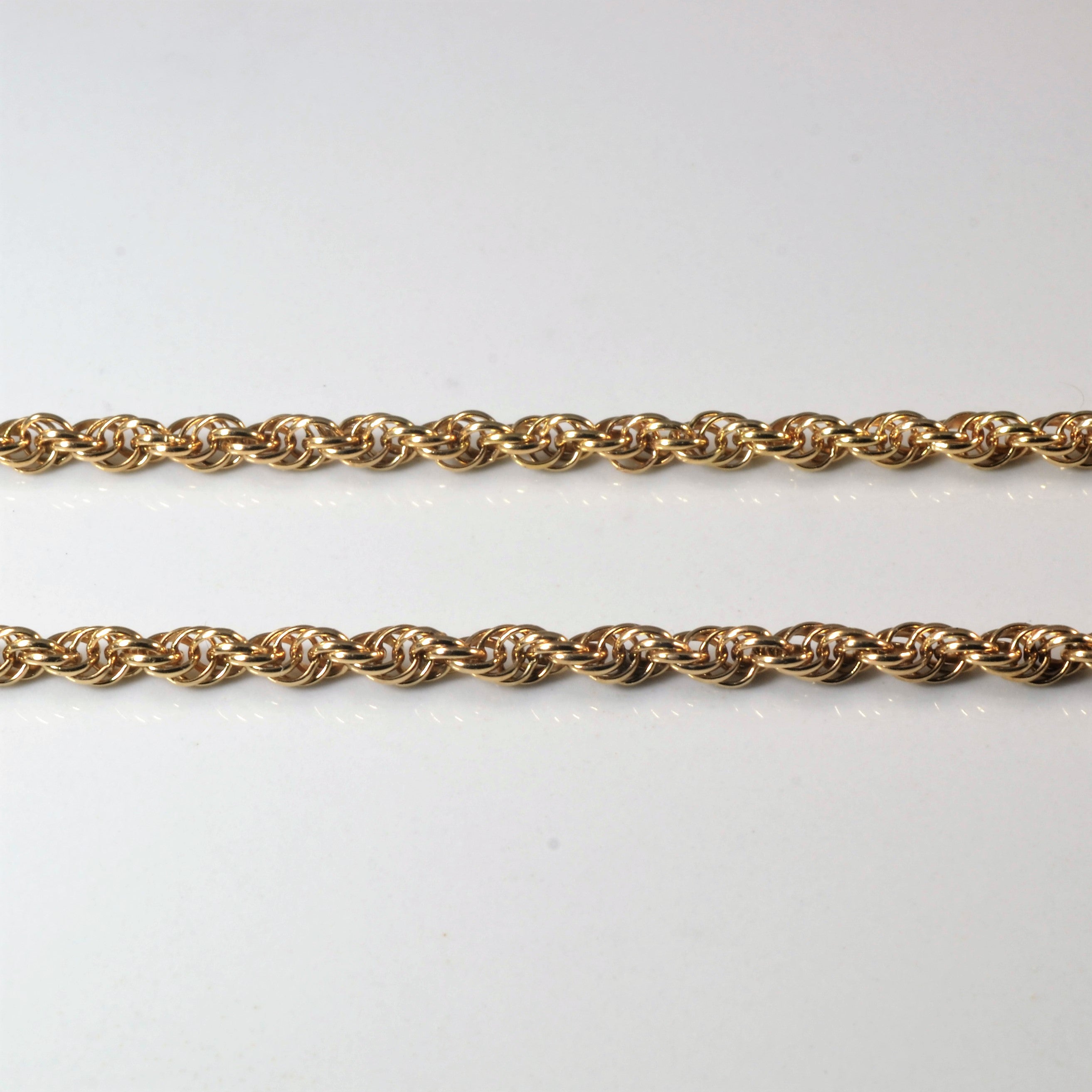 10k Yellow Gold Rope Chain | 15" |