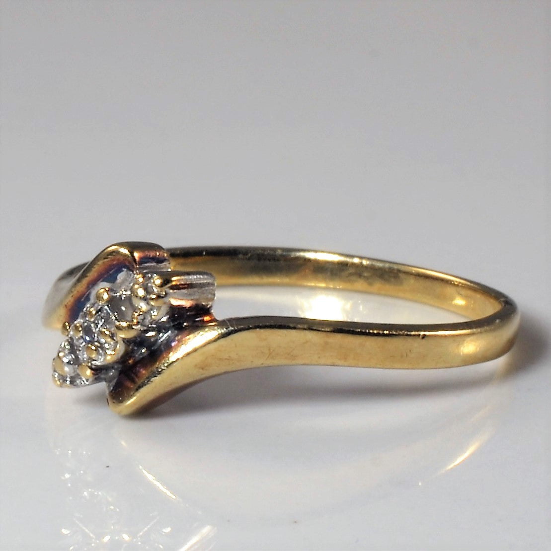 Bypass Diamond Ring | 0.01ct | SZ 6 |