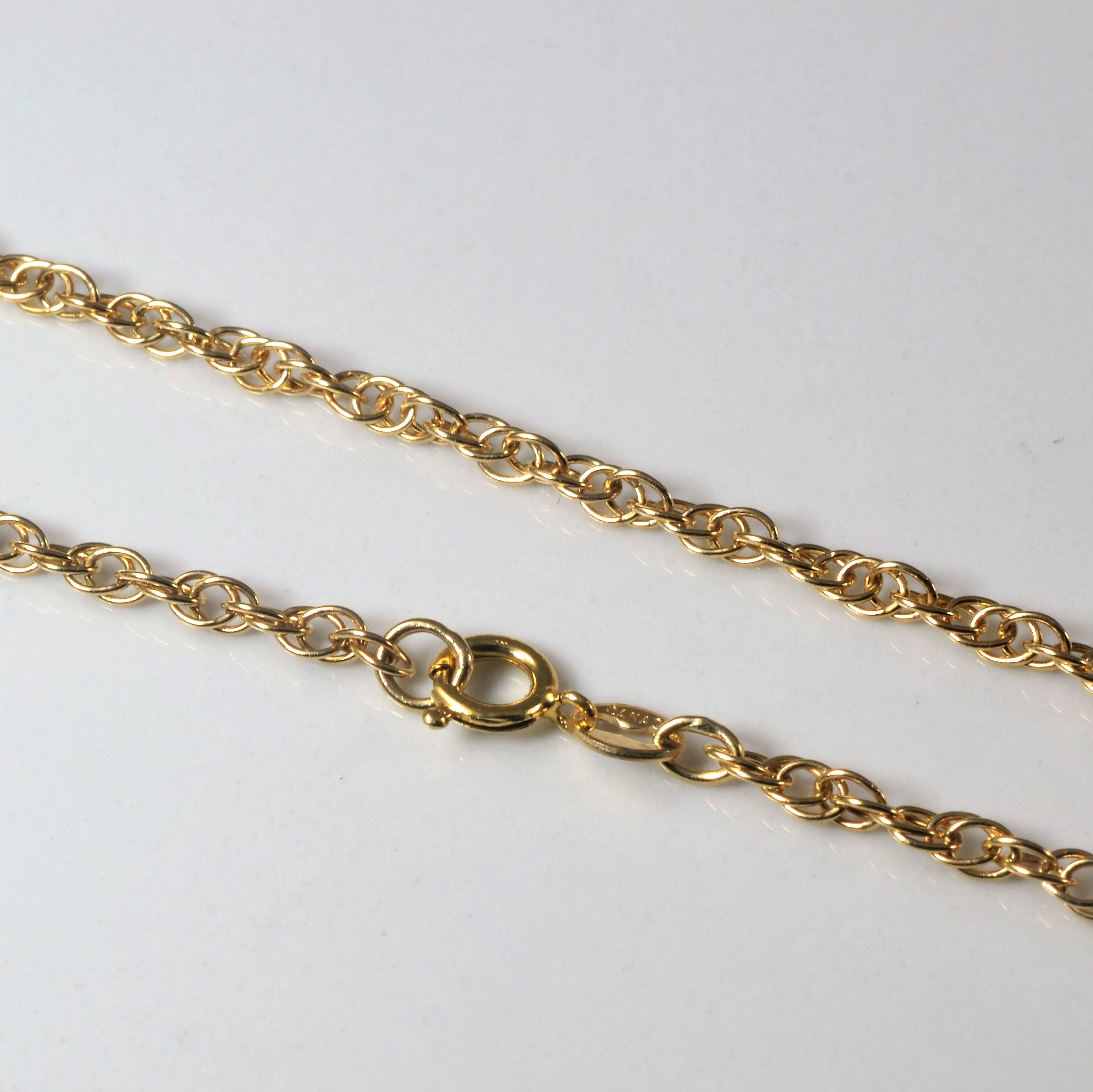 10k Yellow Gold Prince of Wales Chain | 18" |