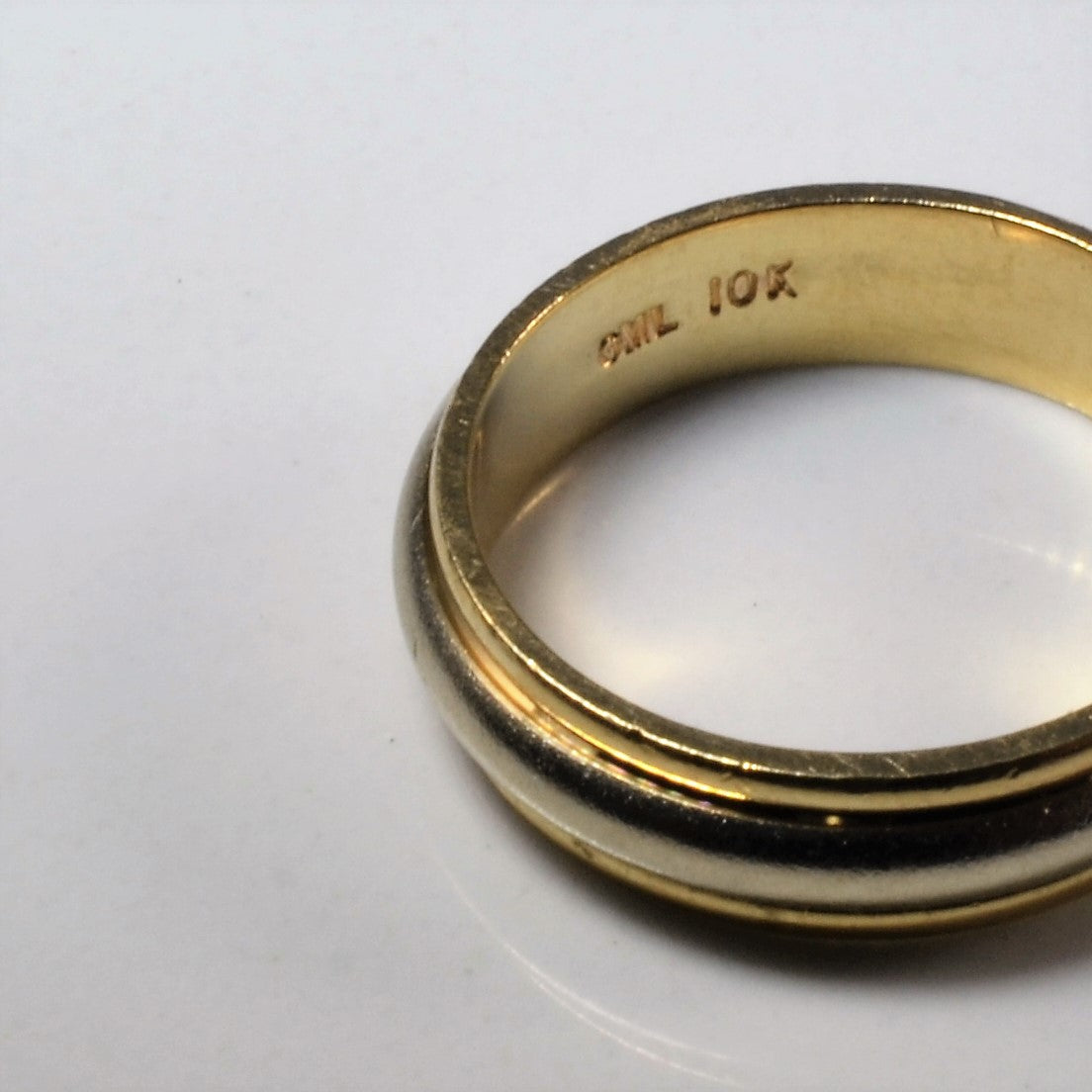 Two Tone Gold Band | SZ 6.75 |