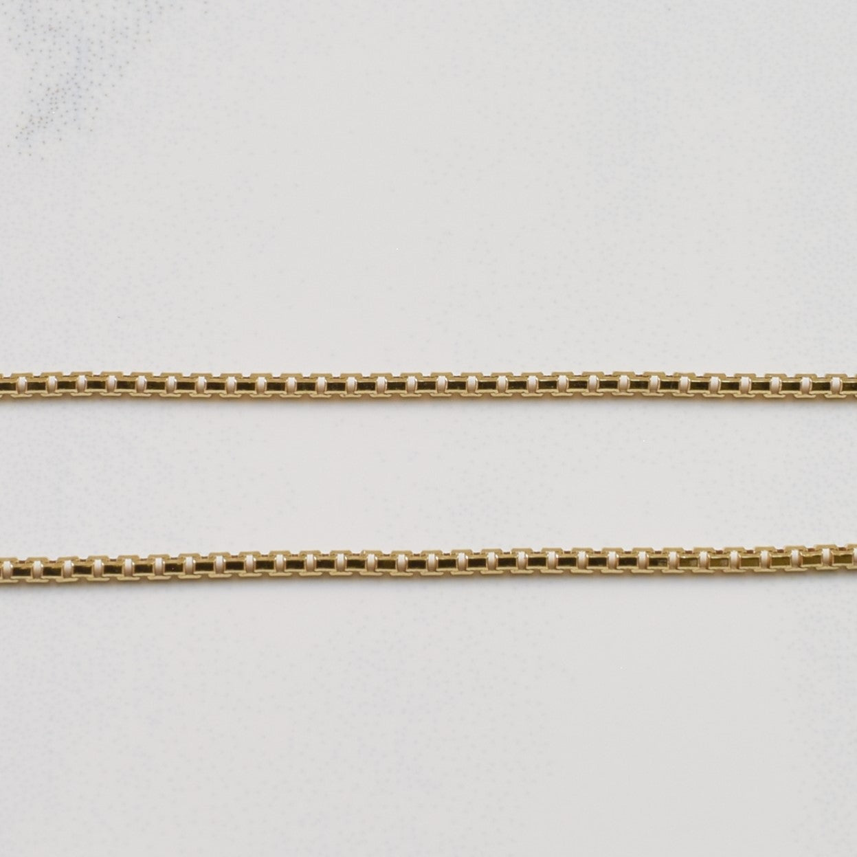 10k Yellow Gold Box Chain | 17.5" |