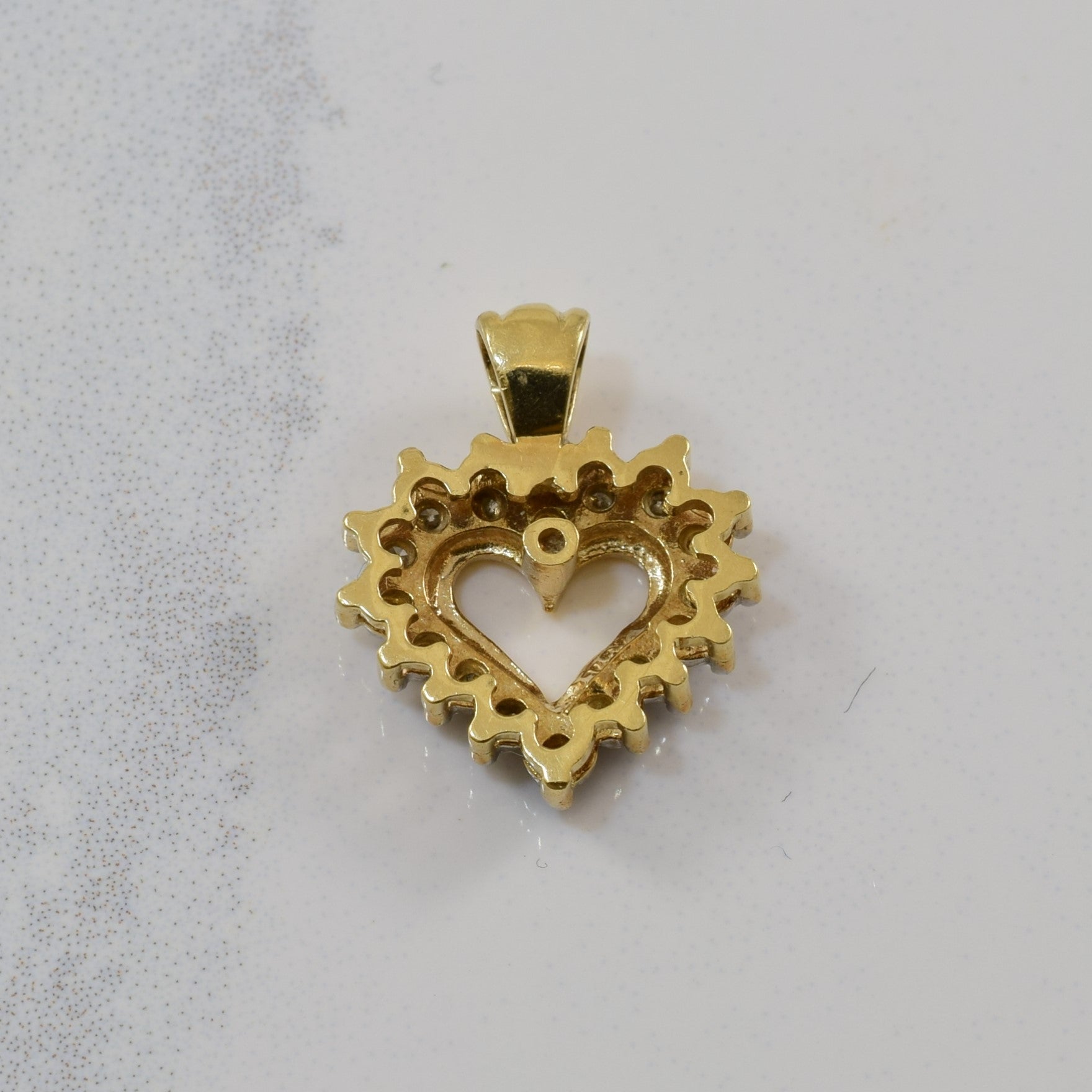 Diamond Heart Pendant | 0.10ctw |