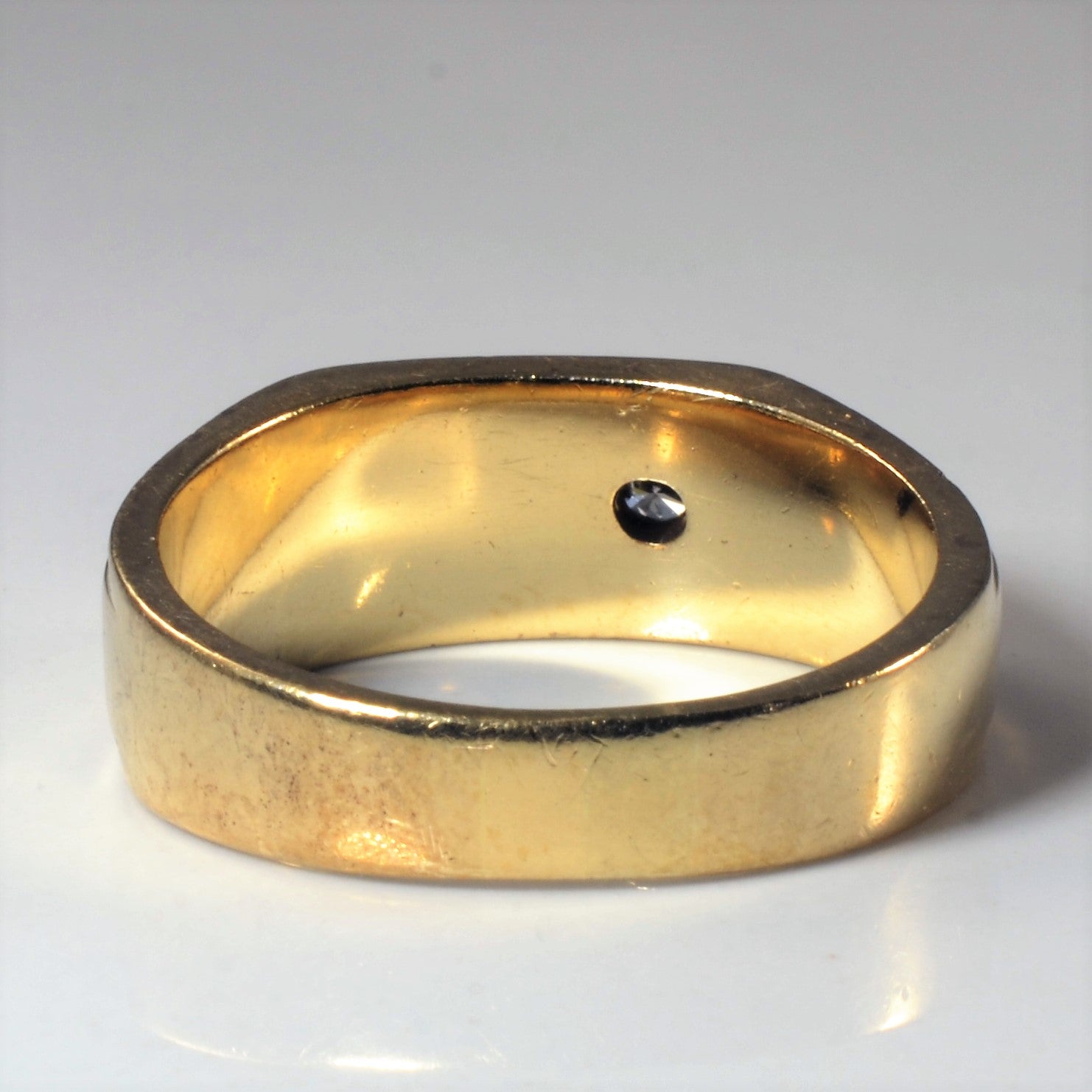 Flush Set Diamond Ring | 0.12ct | SZ 10.75 |