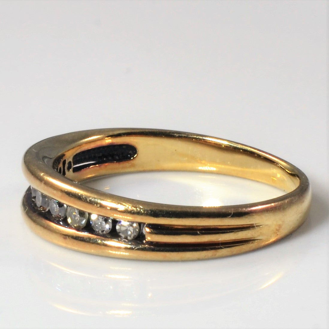 Channel Set Diamond Band | 0.18ctw | SZ 5.5 |
