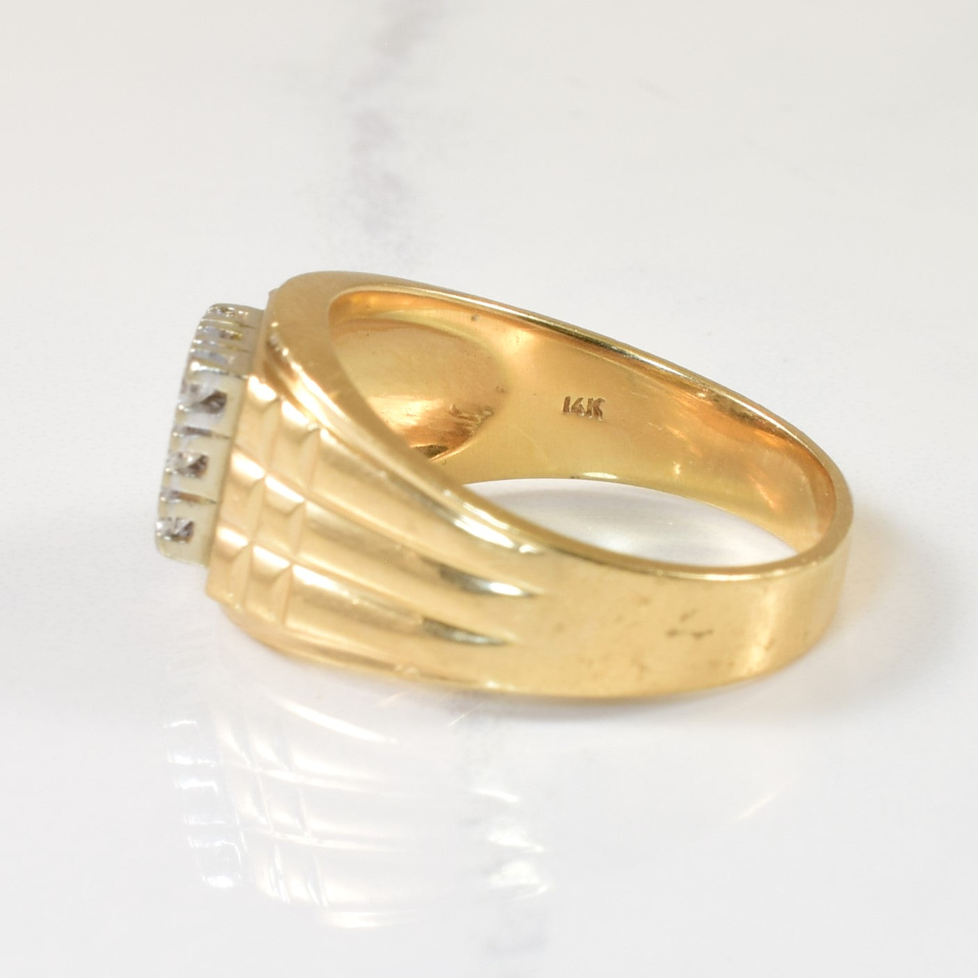 Cluster Set Diamond Grid Ring | 0.25ctw | SZ 9.25 |