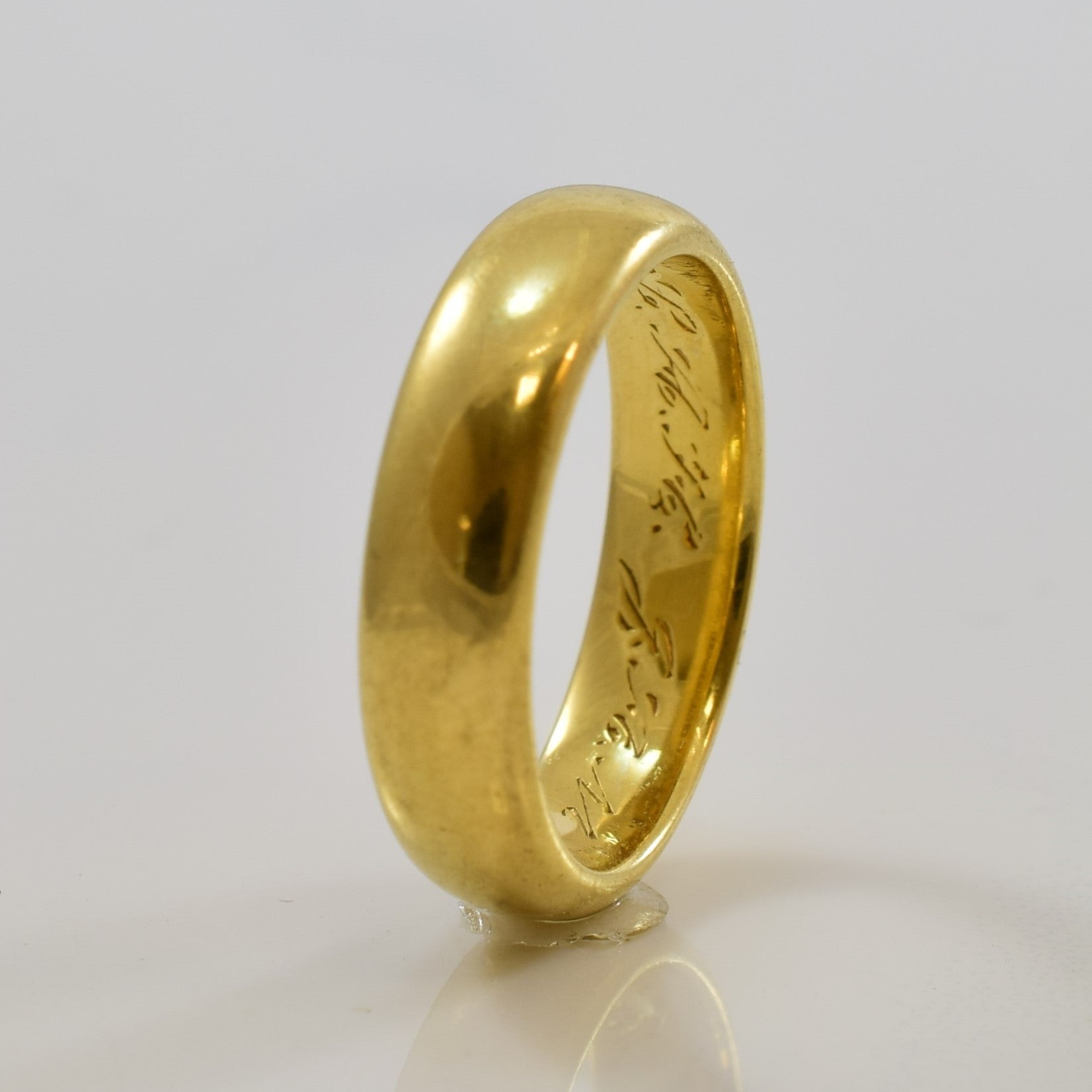 Edwardian Era Yellow Gold Band | SZ 4.5 |