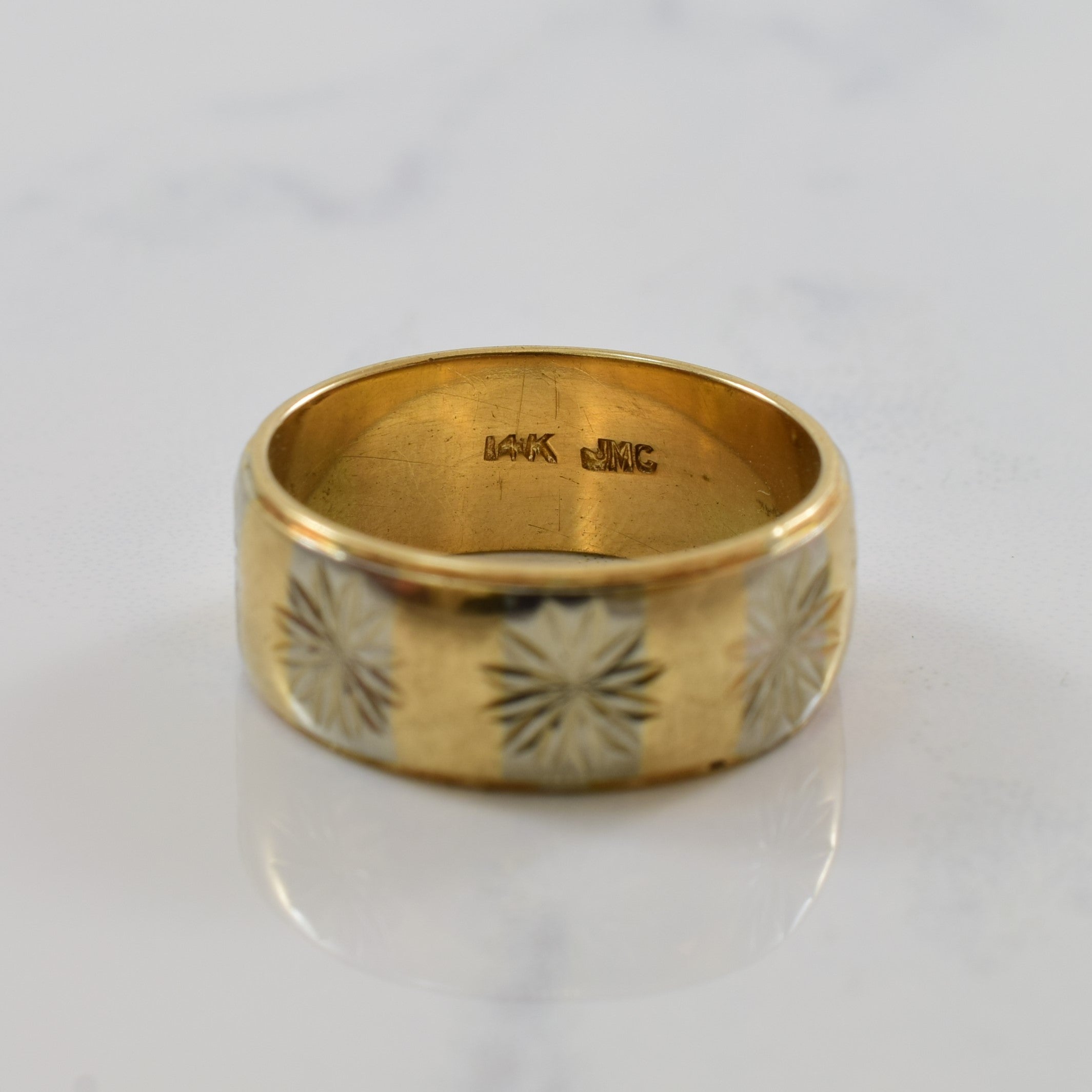 Two Tone Daisy Detailed Band | SZ 6 |