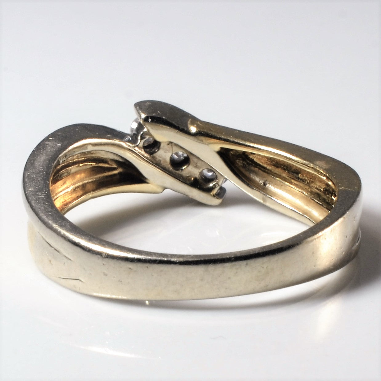 Three Stone Channel Set Diamond Ring | 0.14ctw | SZ 6.25 |