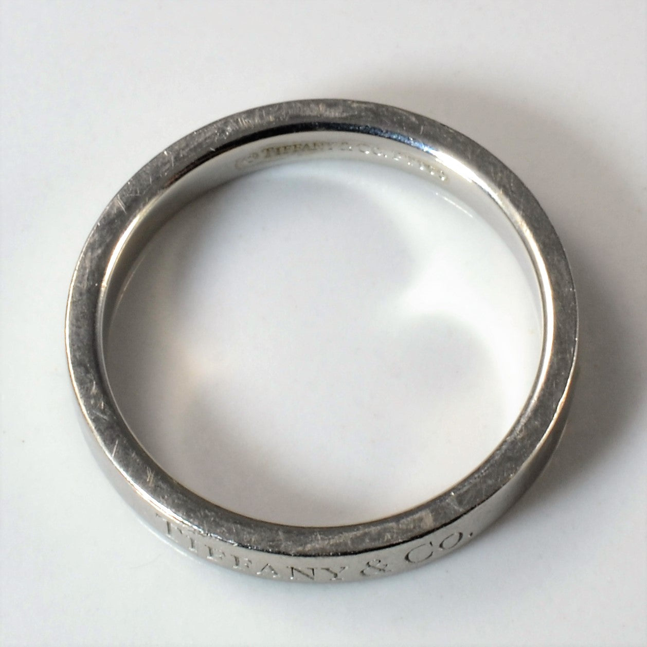 Tiffany & Co.' Platinum Band | SZ 7.75 |