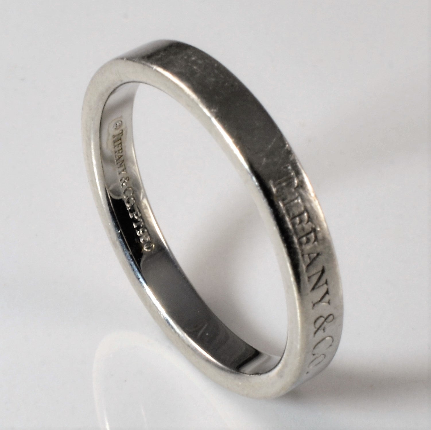 Tiffany & Co.' Platinum Band | SZ 7.75 |