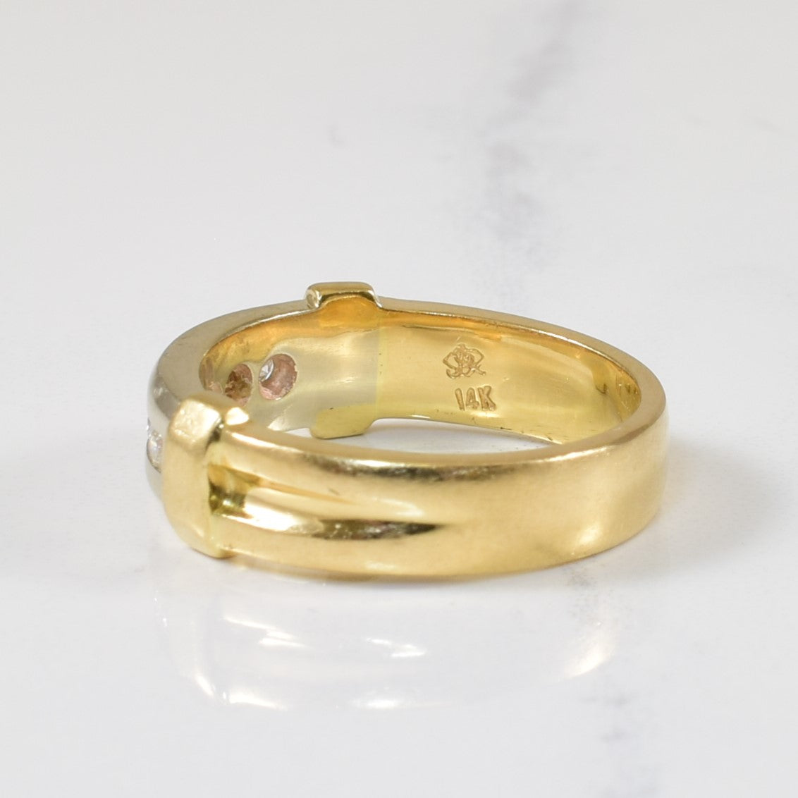Channel Set Diamond Ring | 0.12ctw | SZ 6.75 |