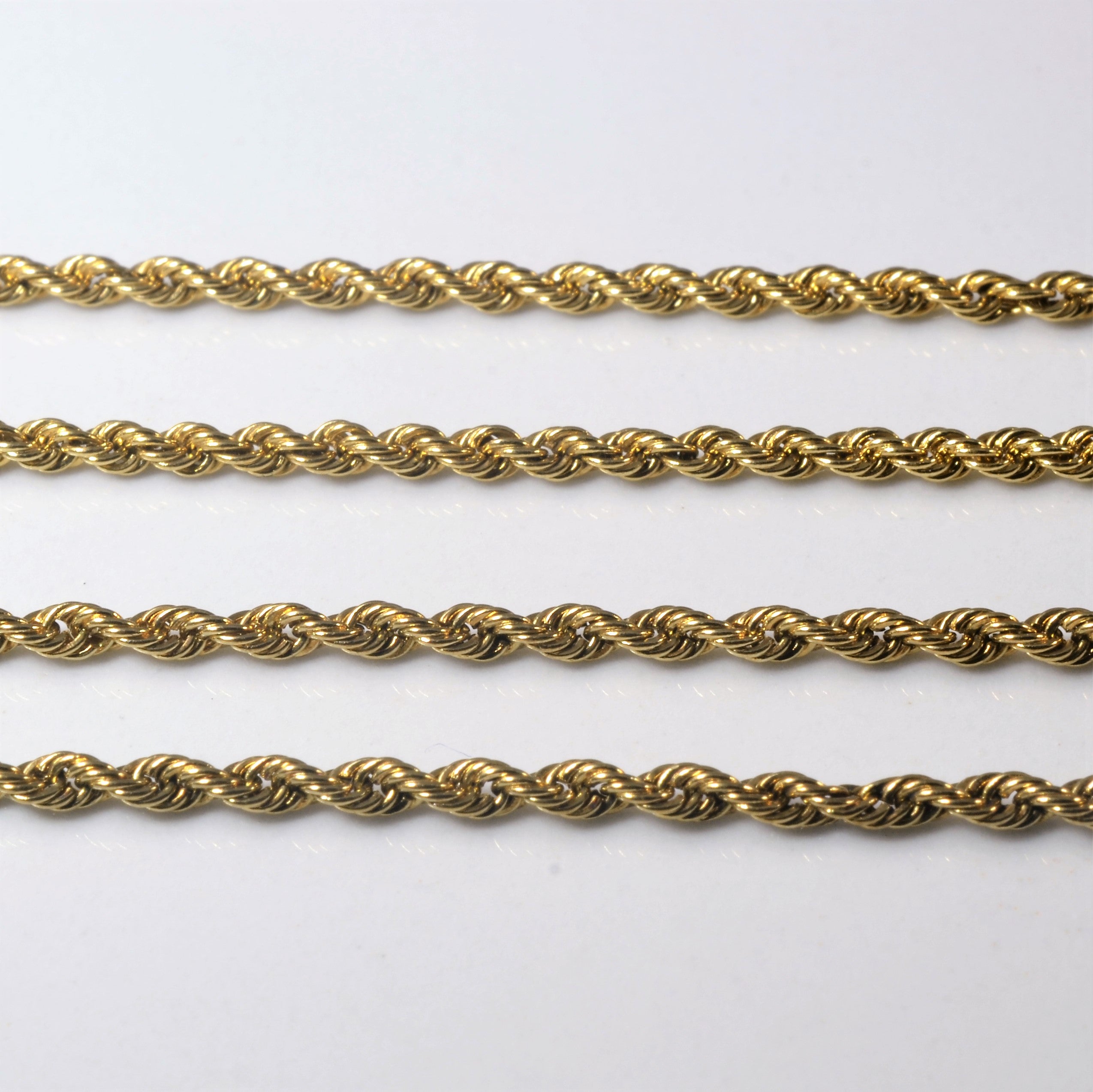 14k Yellow Gold Rope Chain | 26" |