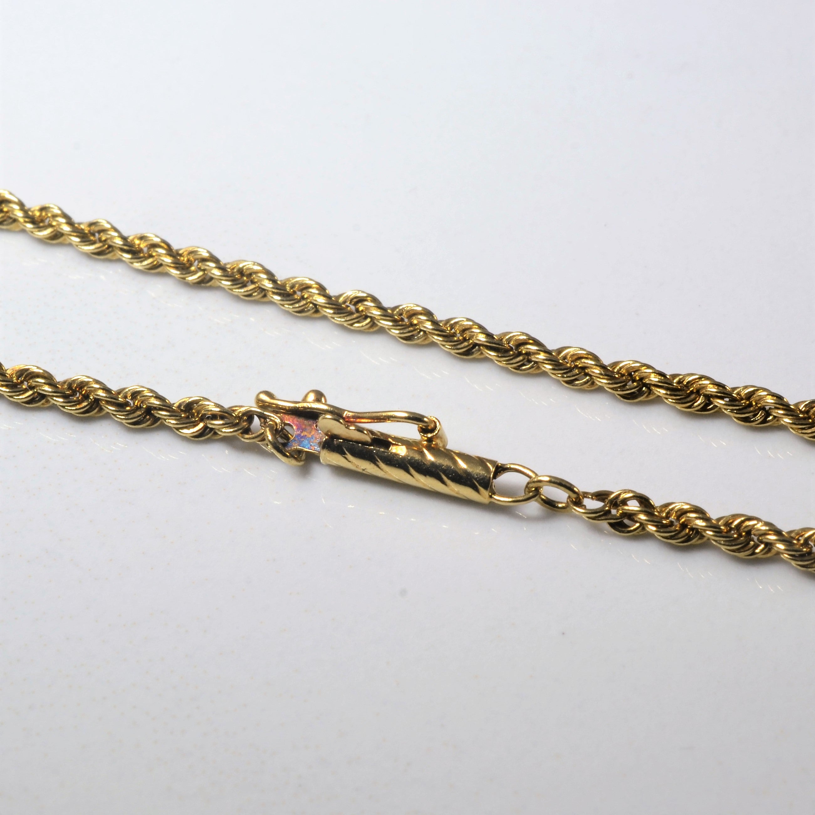 14k Yellow Gold Rope Chain | 26" |