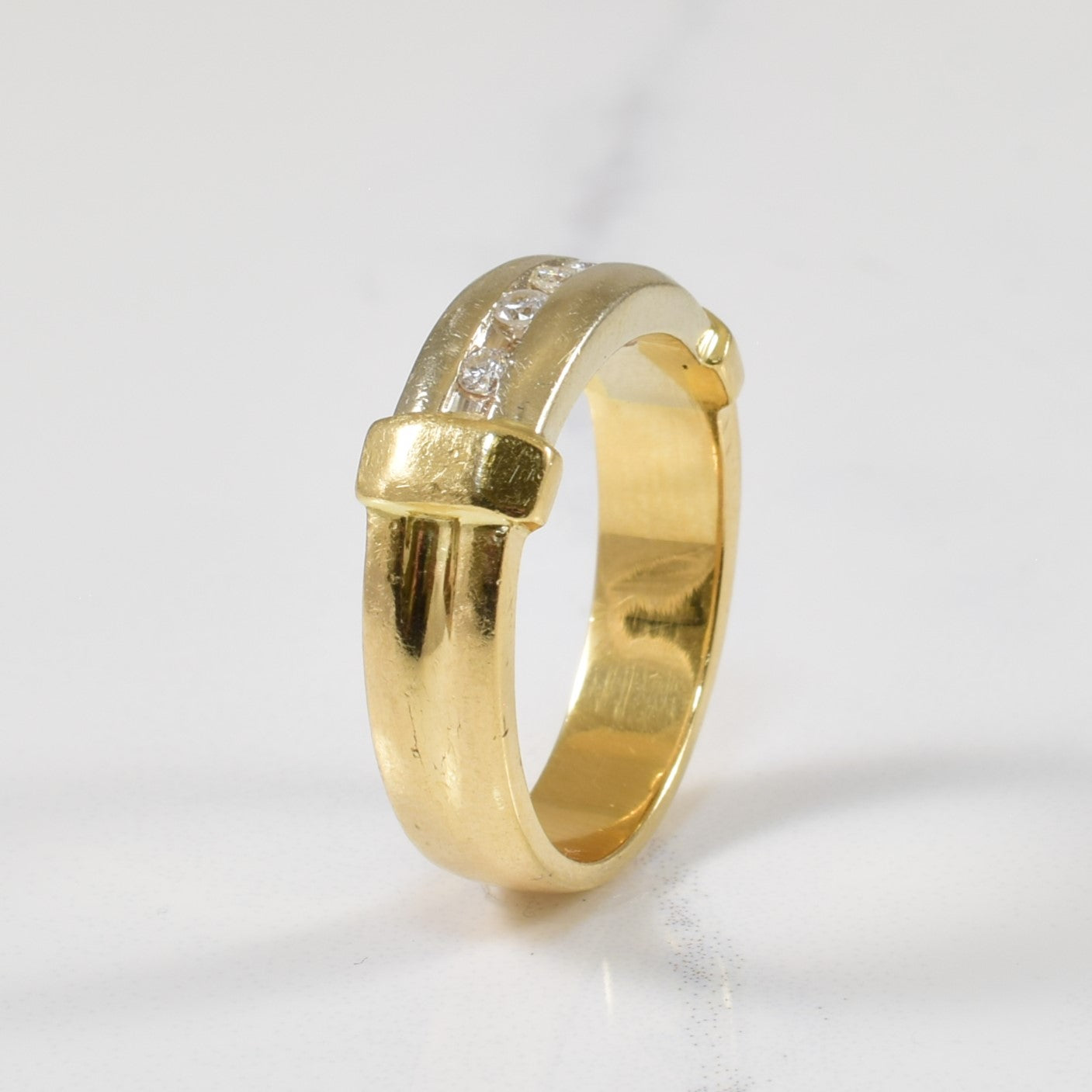 Channel Set Diamond Ring | 0.12ctw | SZ 6.75 |