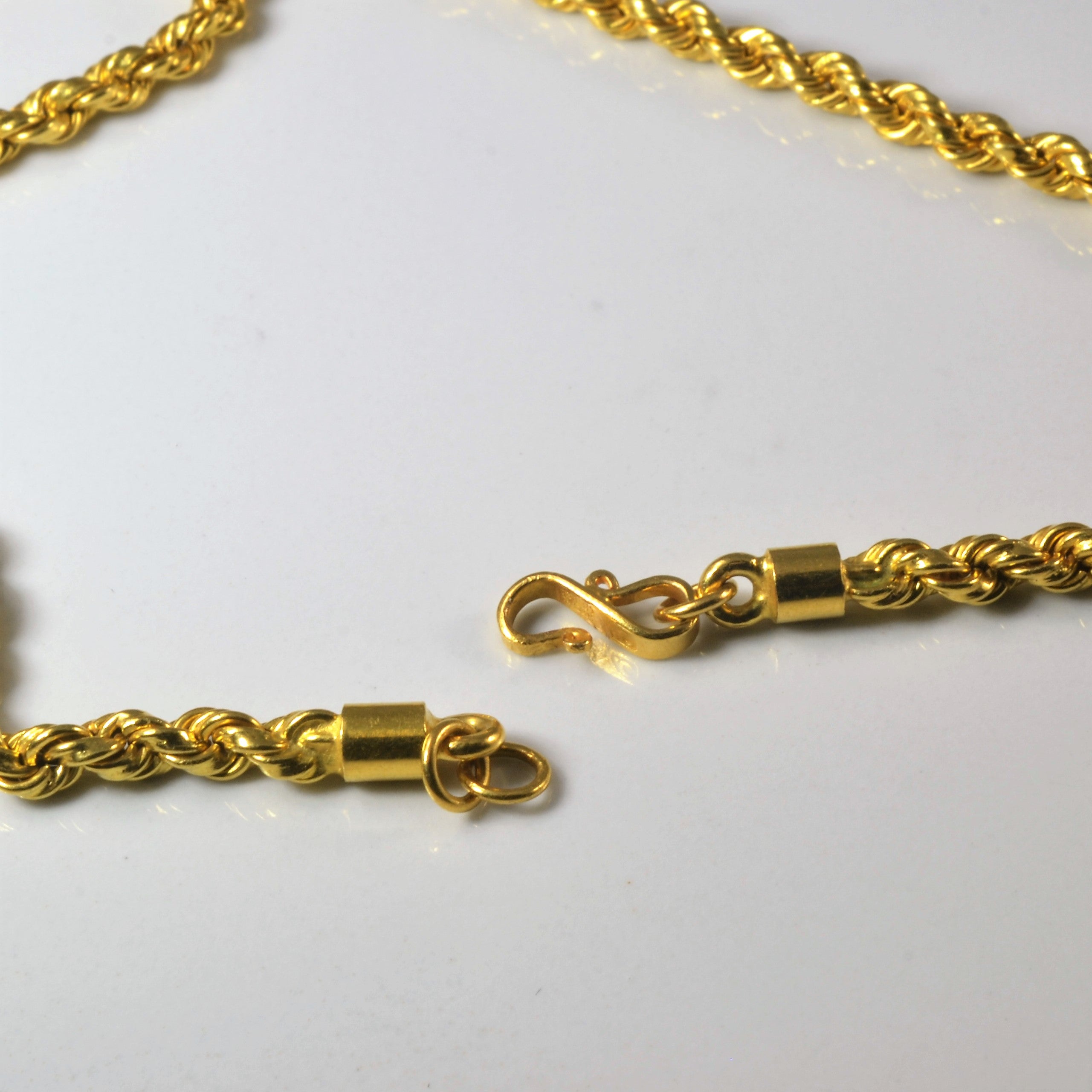 22k Yellow Gold Rope Chain | 18" |
