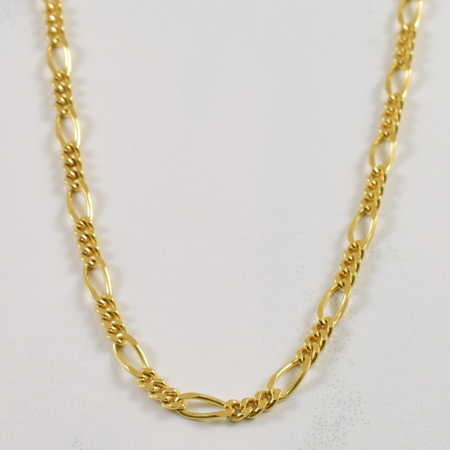18k Yellow Gold Figaro Chain | 21.5" |