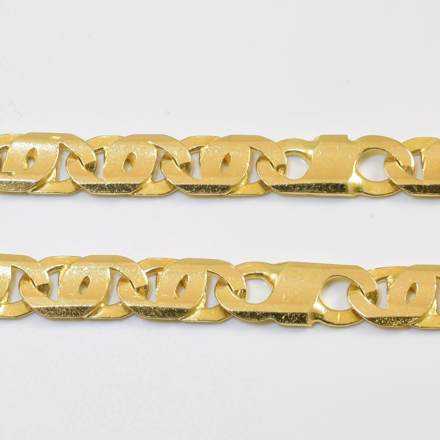 Yellow Gold Anchor Necklace | 24.5" |