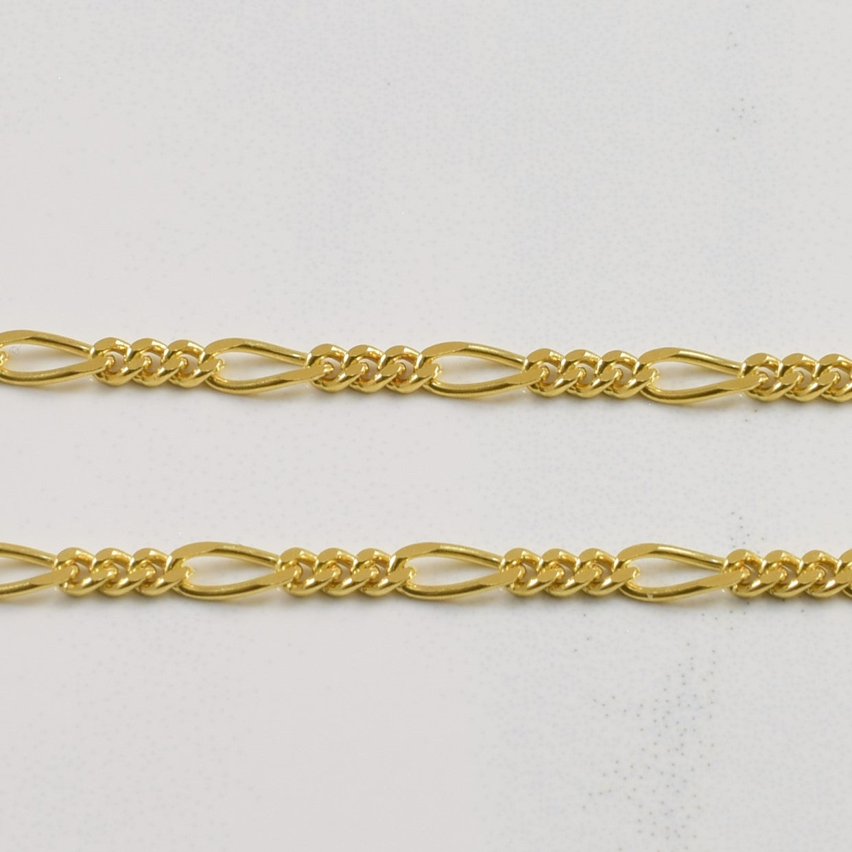 18k Yellow Gold Figaro Chain | 21.5" |