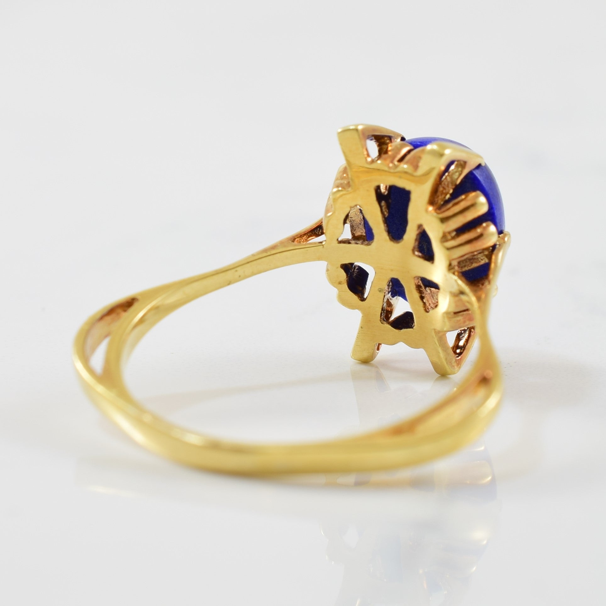 Lapis Lazuli Cabochon Ring | 3.50ct | SZ 8.75 |