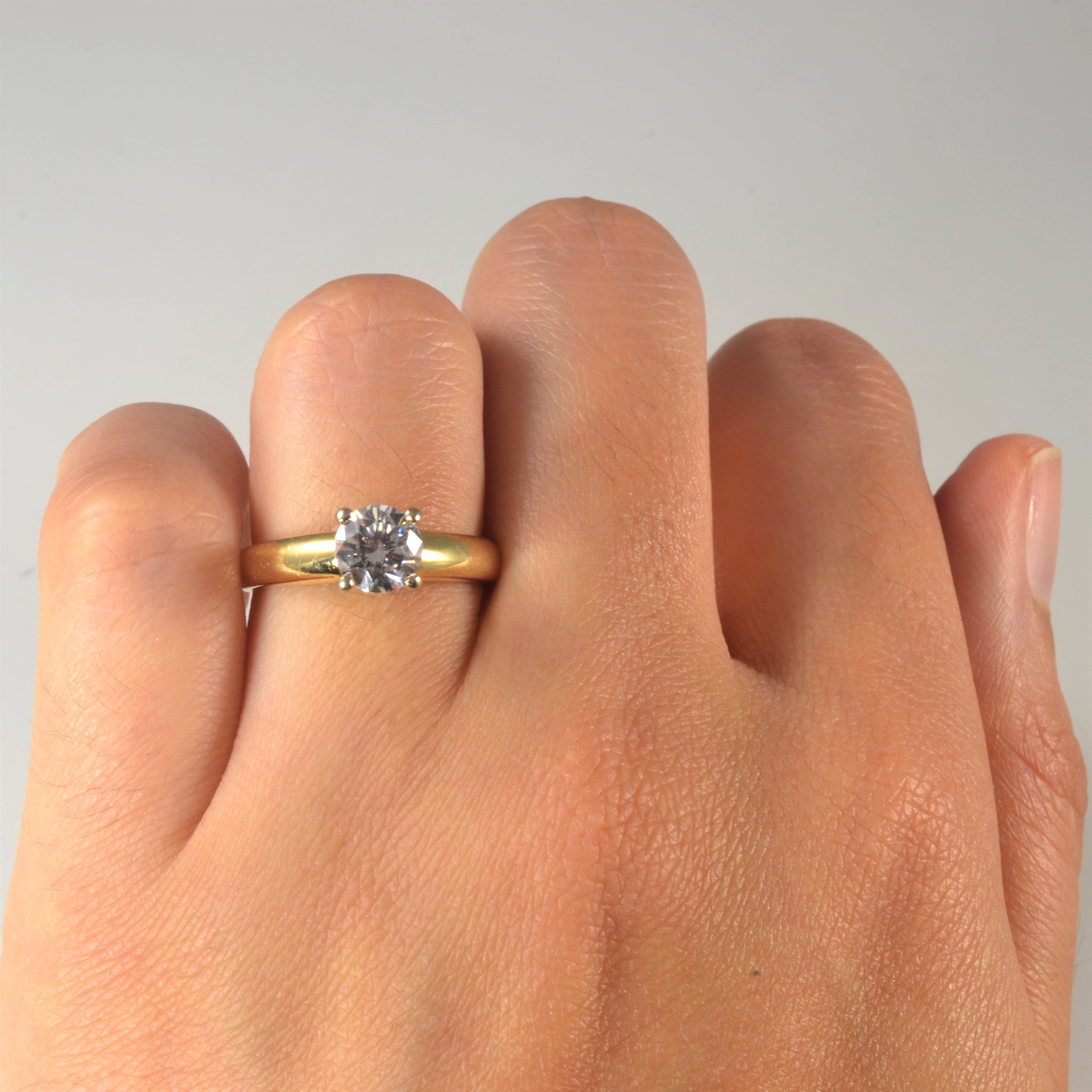 Classic Solitaire Diamond Ring | 0.79ct | SZ 6 |