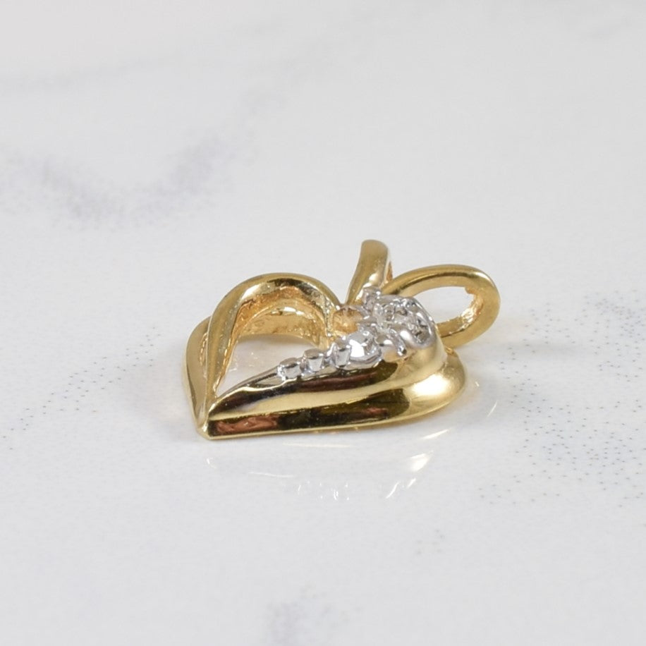 Diamond Heart Pendant | 0.03ctw |