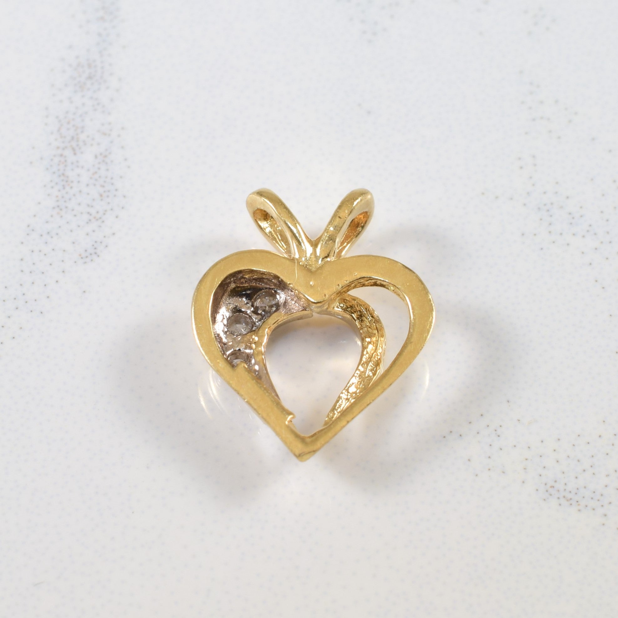 Diamond Heart Pendant | 0.03ctw |