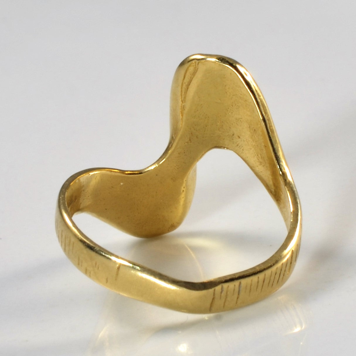 Bague de contournement en or 14 carats | Taille 4 |