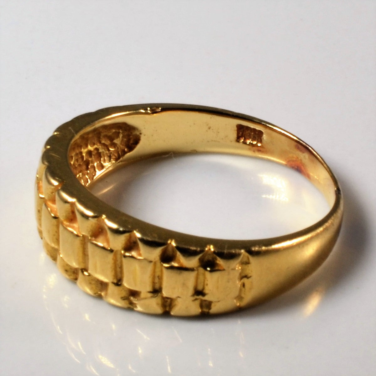 Bracelet de montre avec anneau texturé | Taille 6 |