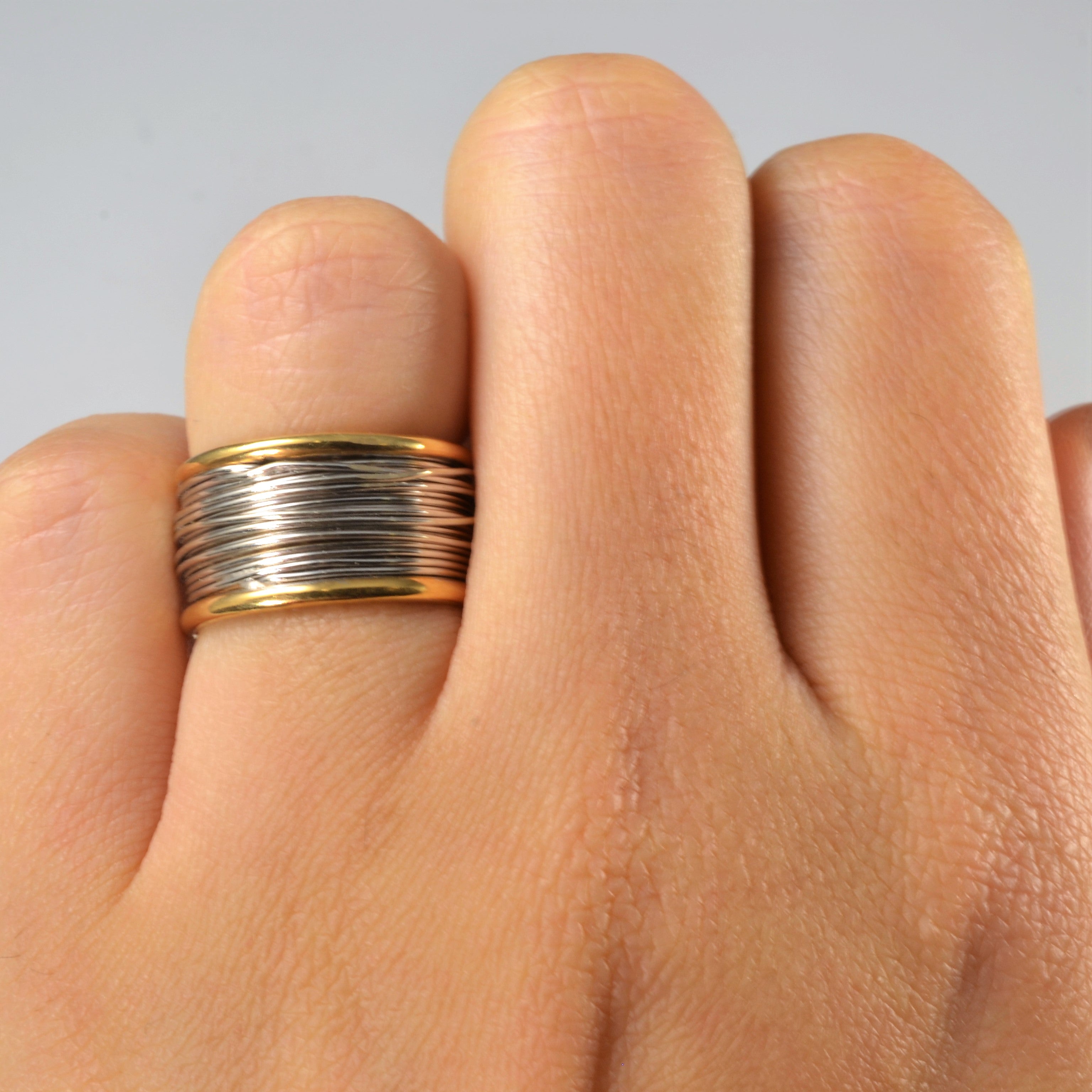 Two Tone Gold Wrap Band | SZ 5.25 |