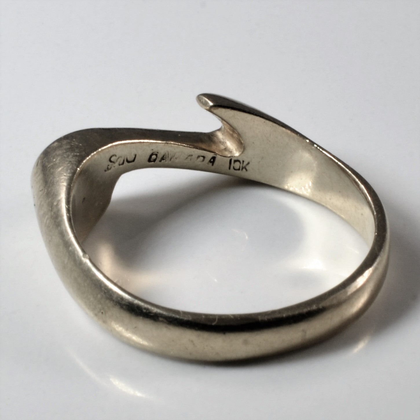 White Gold Quaver Ring | SZ 9 |