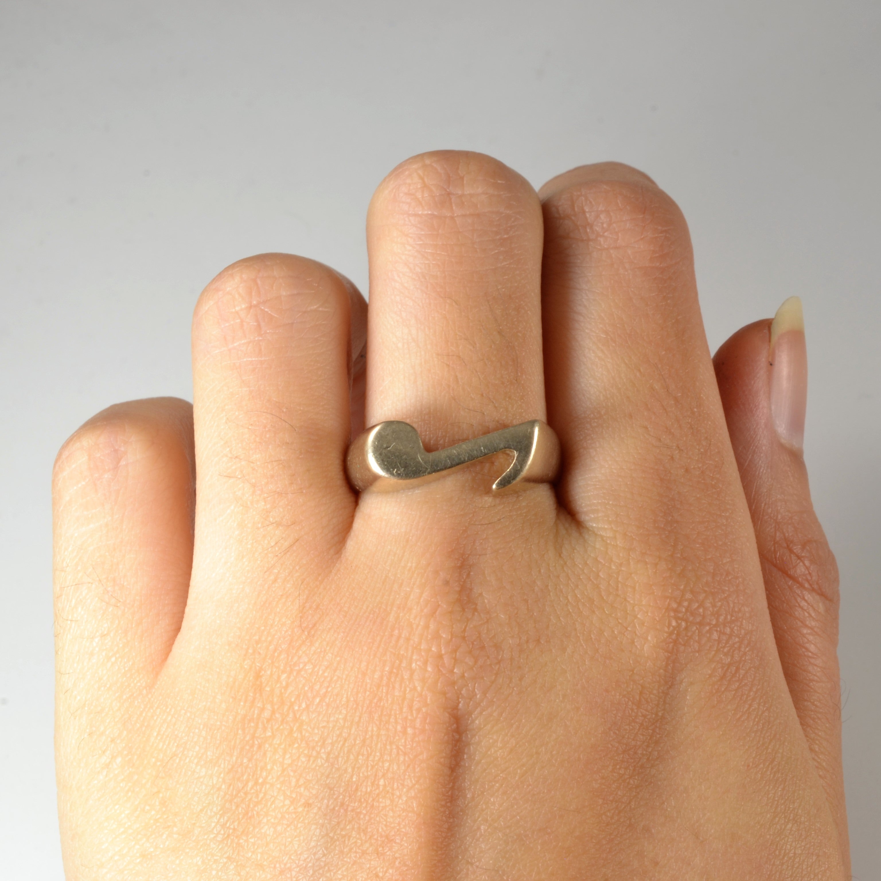White Gold Quaver Ring | SZ 9 |