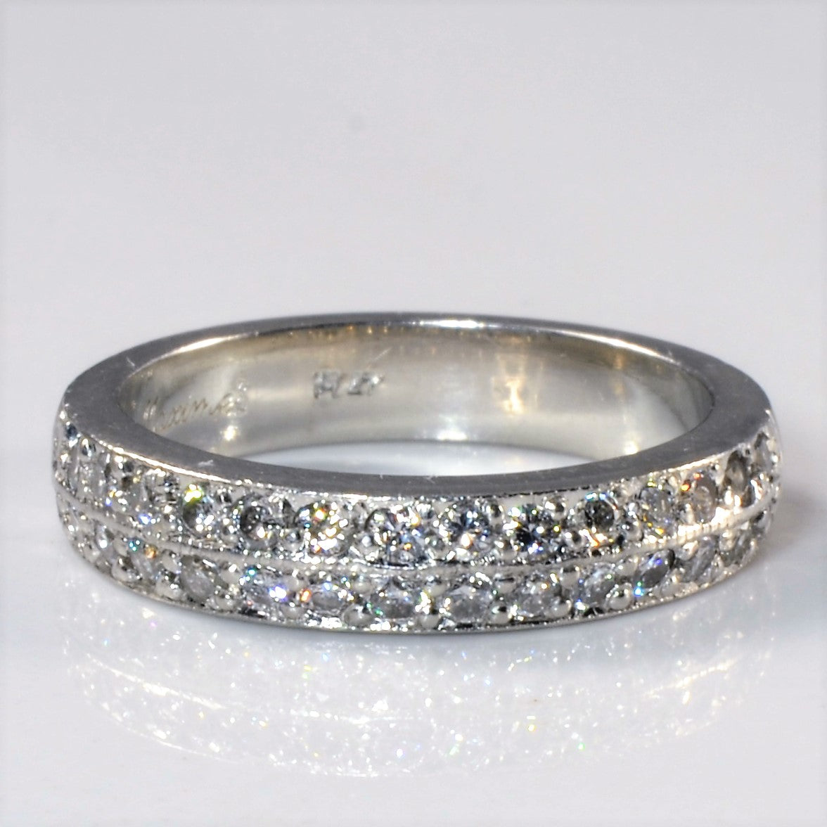 Platinum Diamond Band | 0.45ctw | SZ 5.5 |