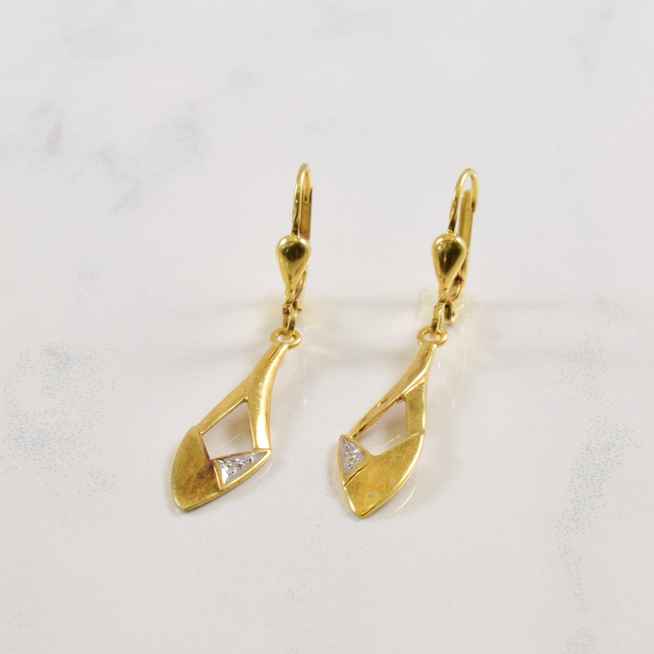 Diamond Drop Earrings | 0.01ctw |