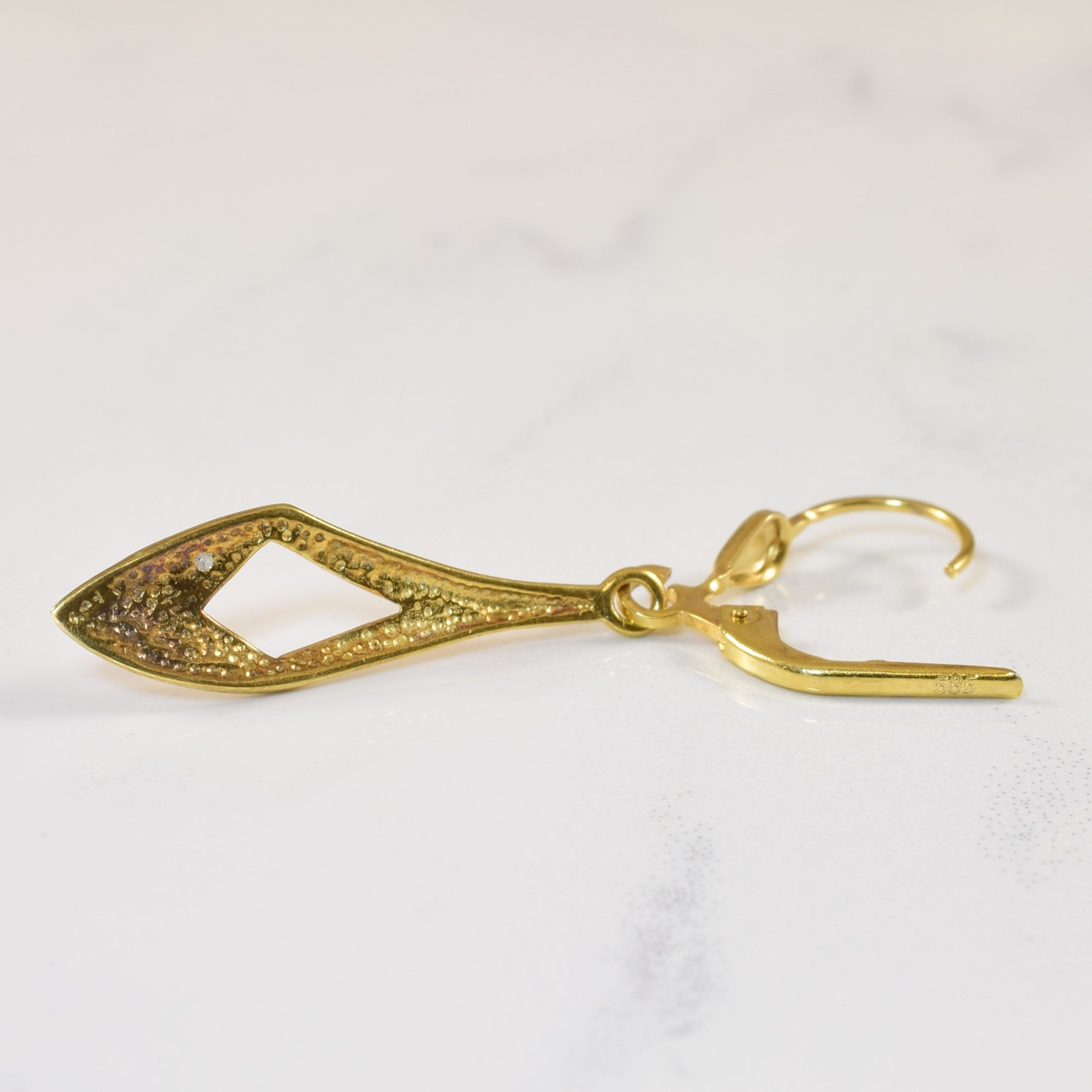Diamond Drop Earrings | 0.01ctw |