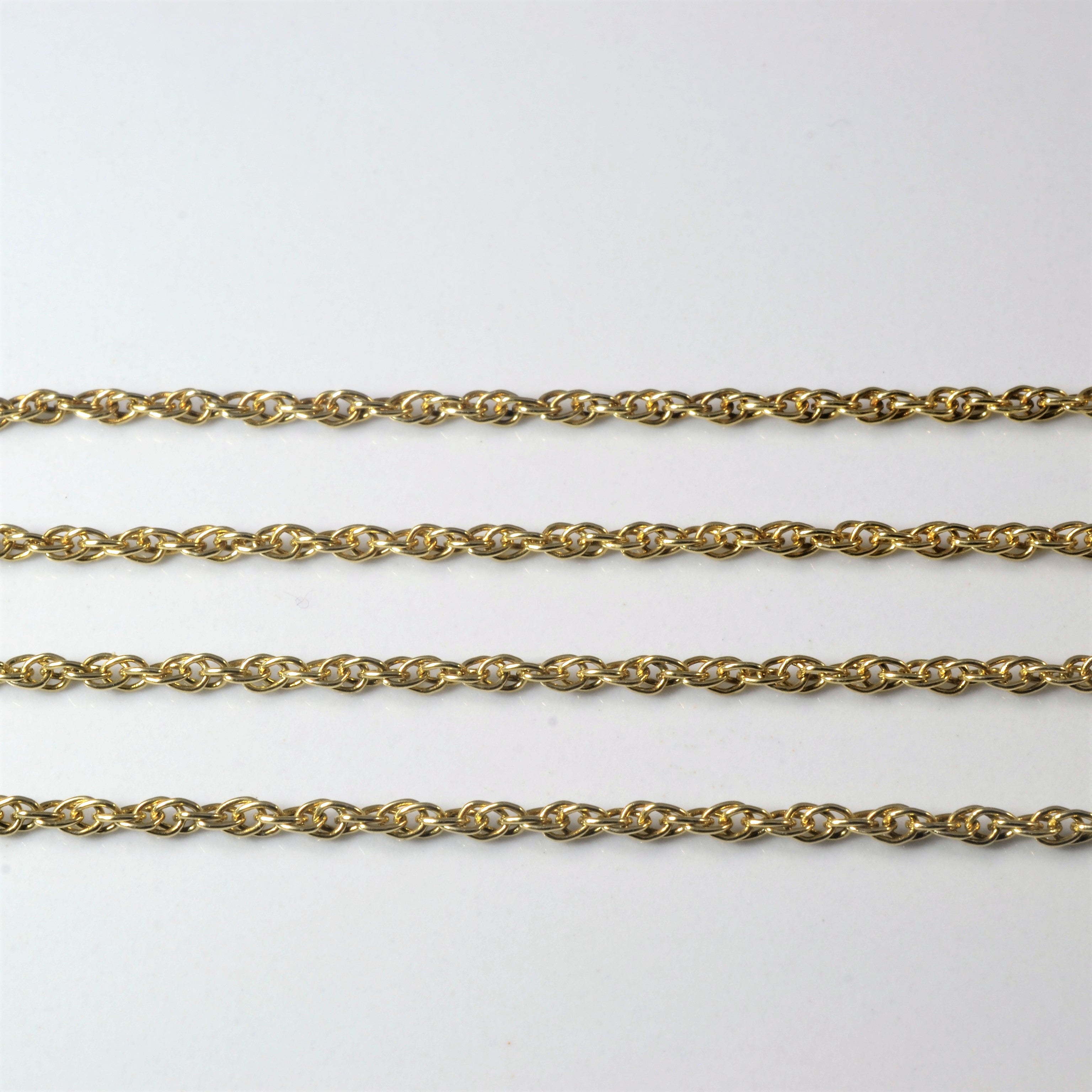 Yellow Gold Canada Beaver Necklace | 22" |