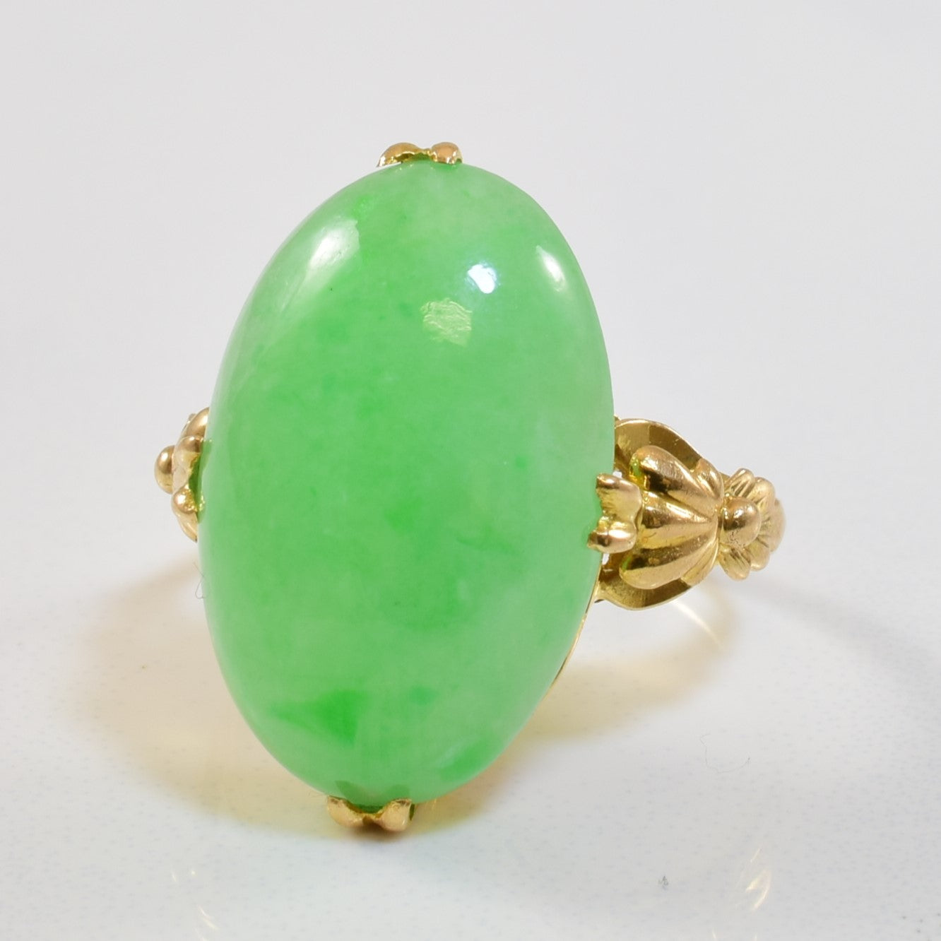 Jadeite Cocktail Ring | 9.80ct | SZ 3 |