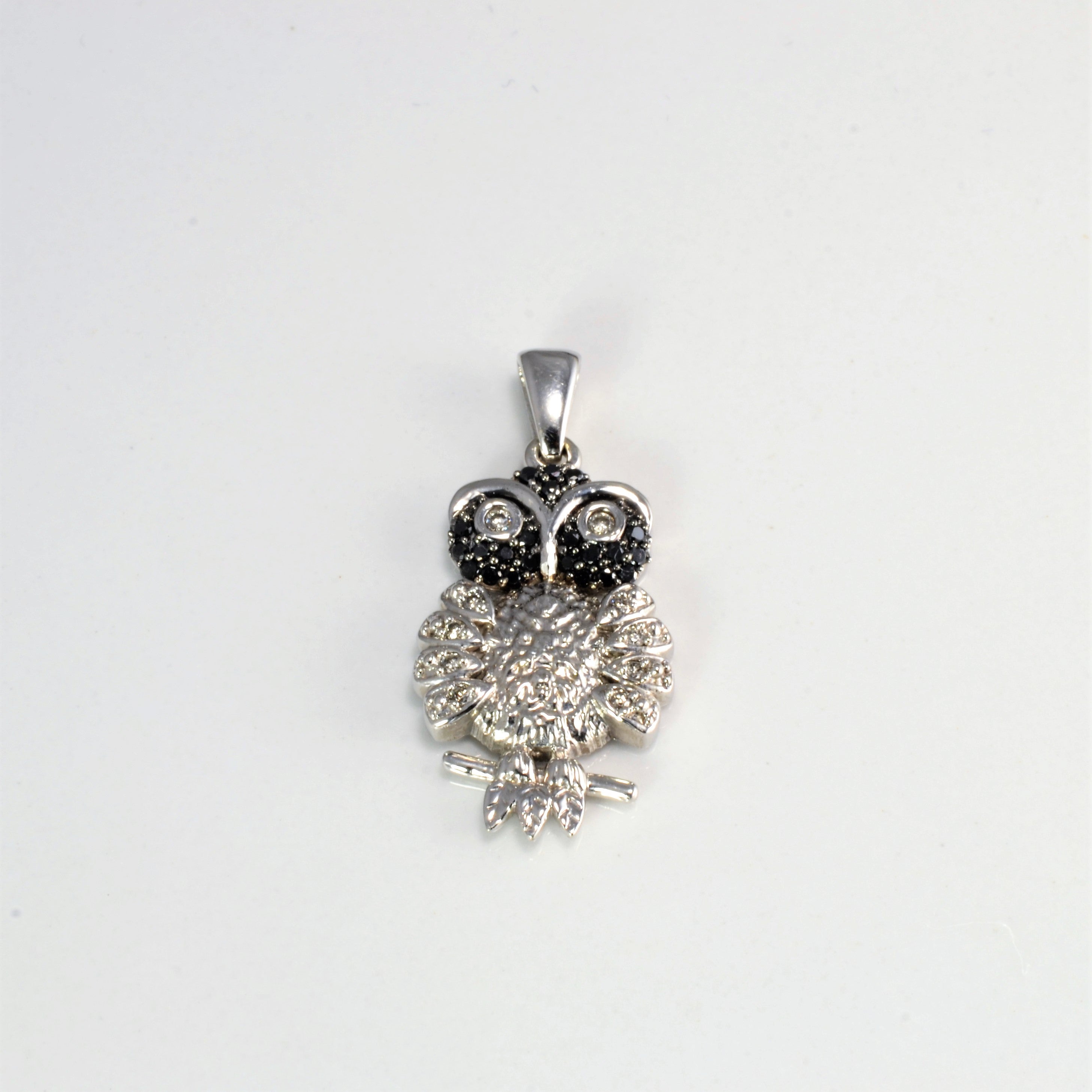 Diamond Owl Pendant | 0.12 ctw |