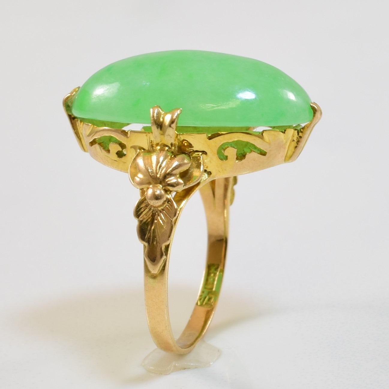 Jadeite Cocktail Ring | 9.80ct | SZ 3 |