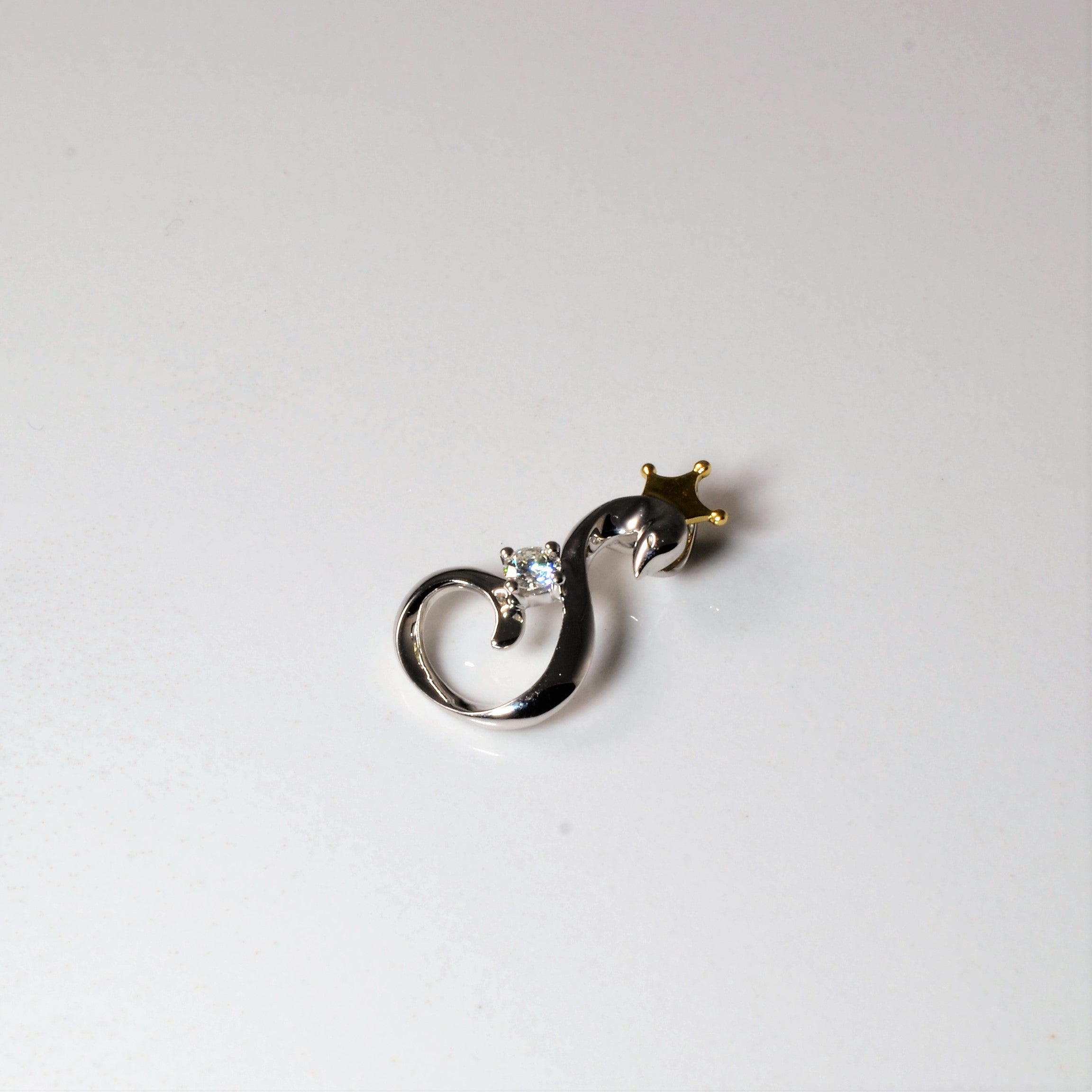 Disney' Diamond Swan Pendant | 0.075ctw |