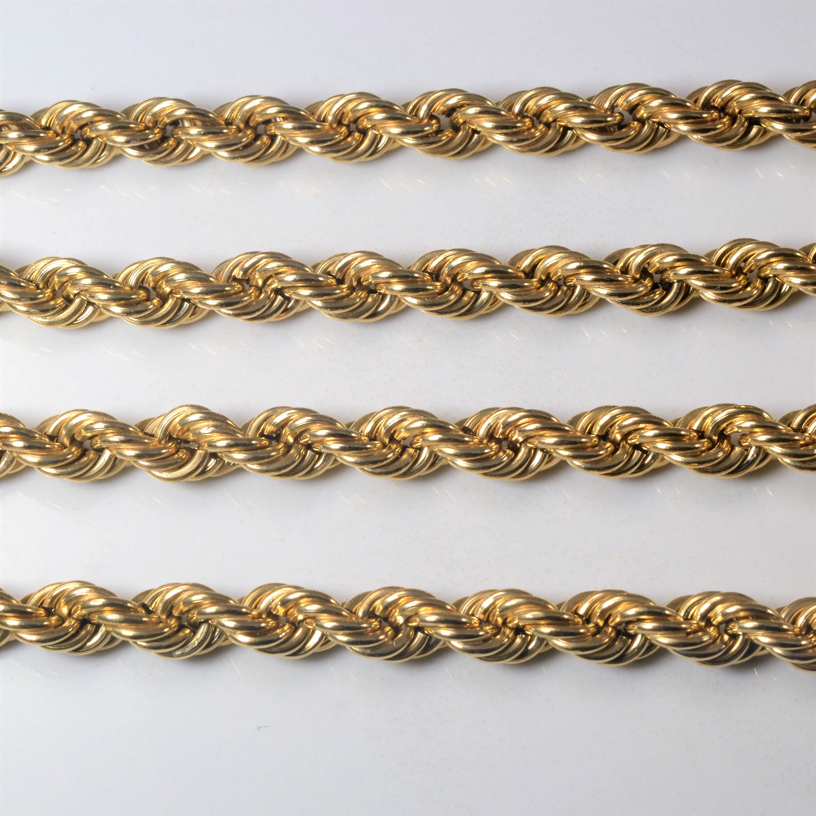 10k Yellow Gold Rope Chain | 22" |