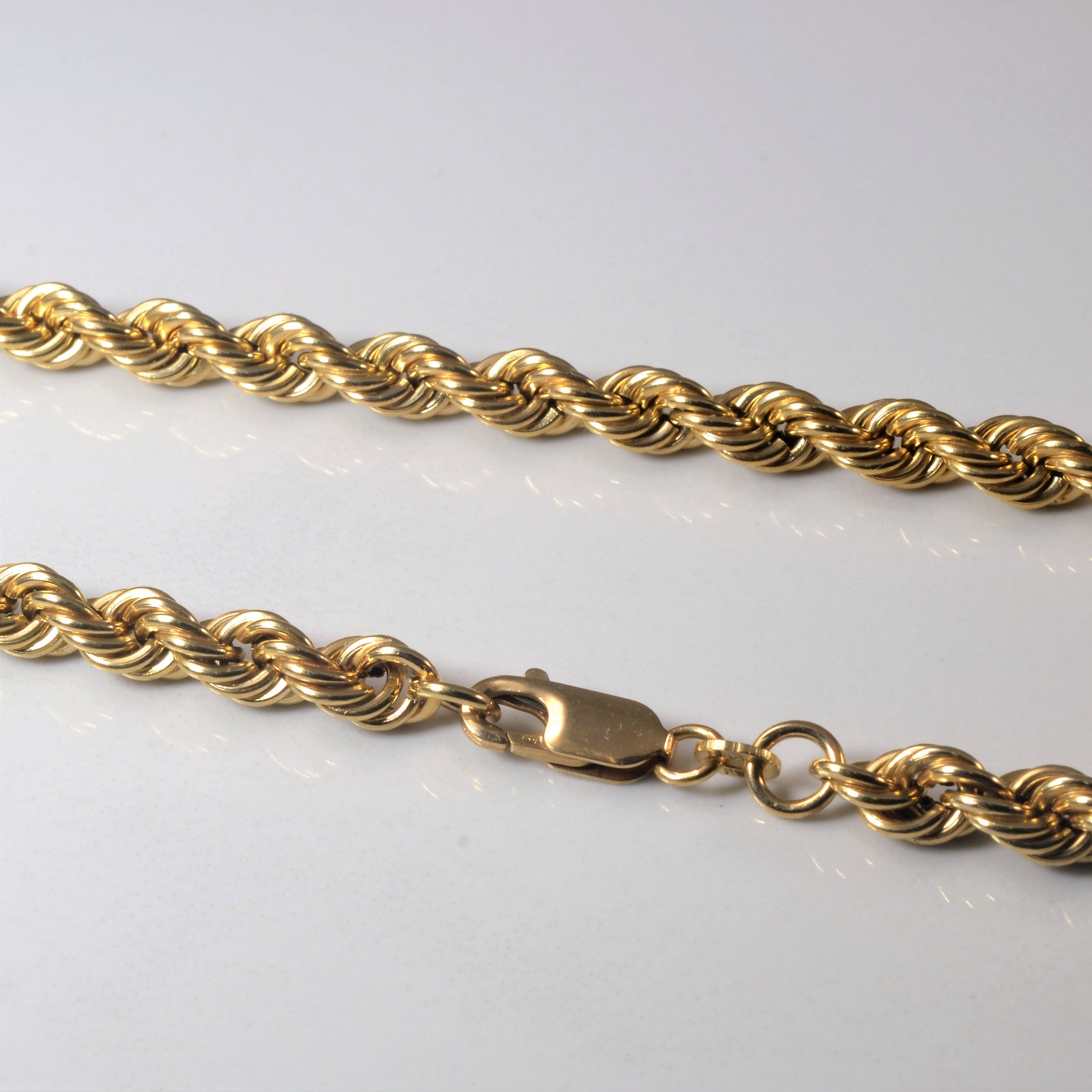 10k Yellow Gold Rope Chain | 22" |