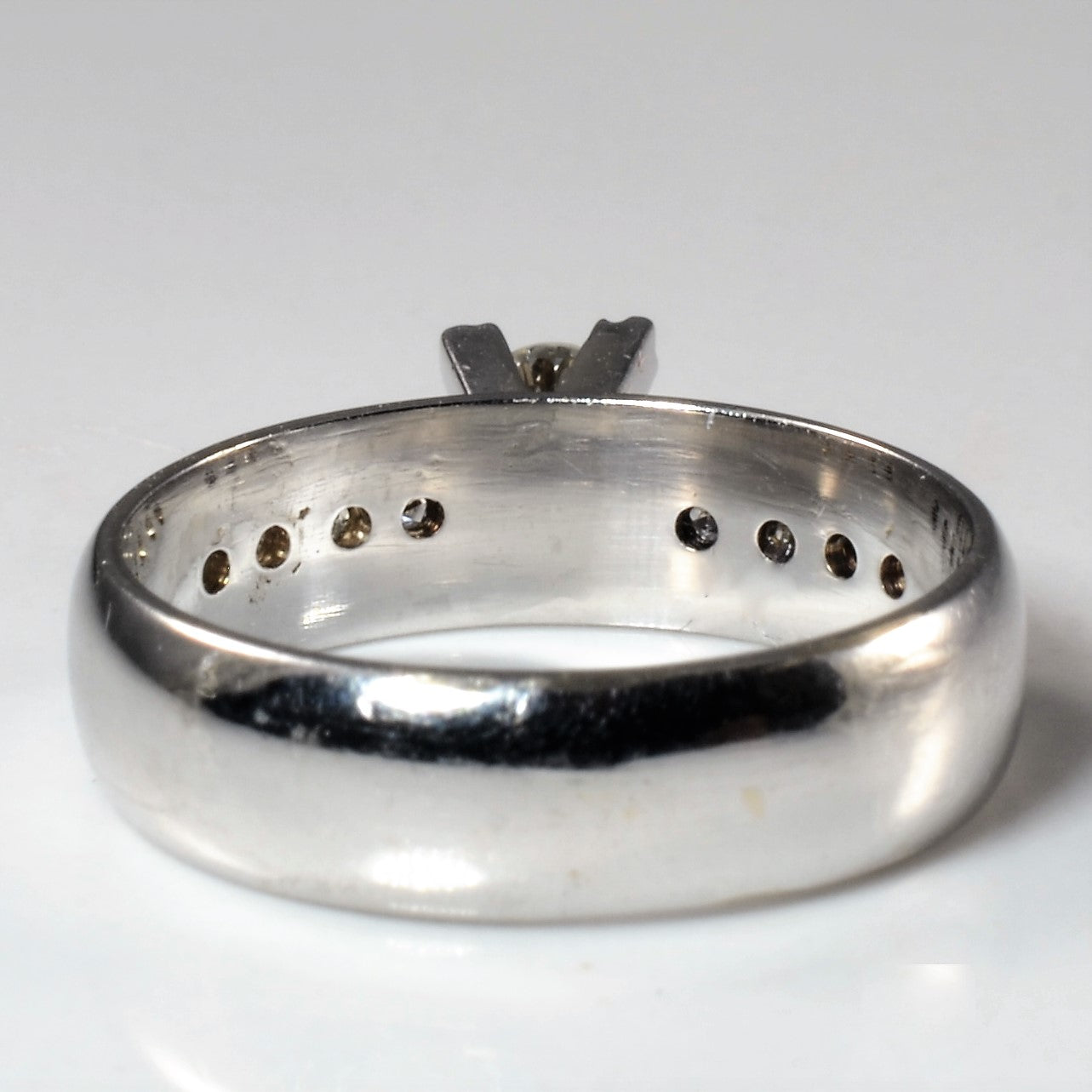 High Set Diamond Engagement Ring | 0.24ctw | SZ 6.5 |