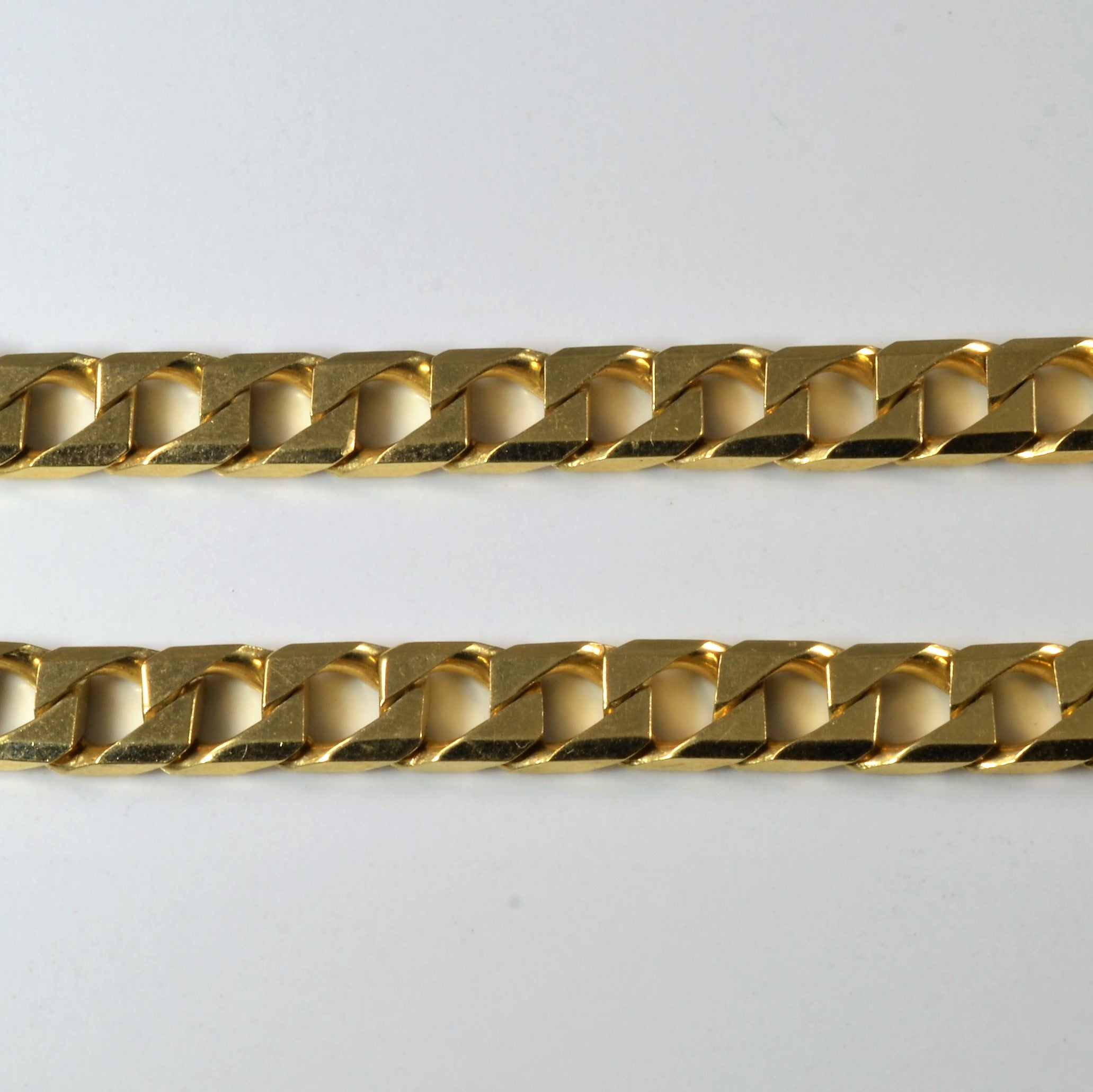 Yellow Gold Curb Link Bracelet | 8.5" |