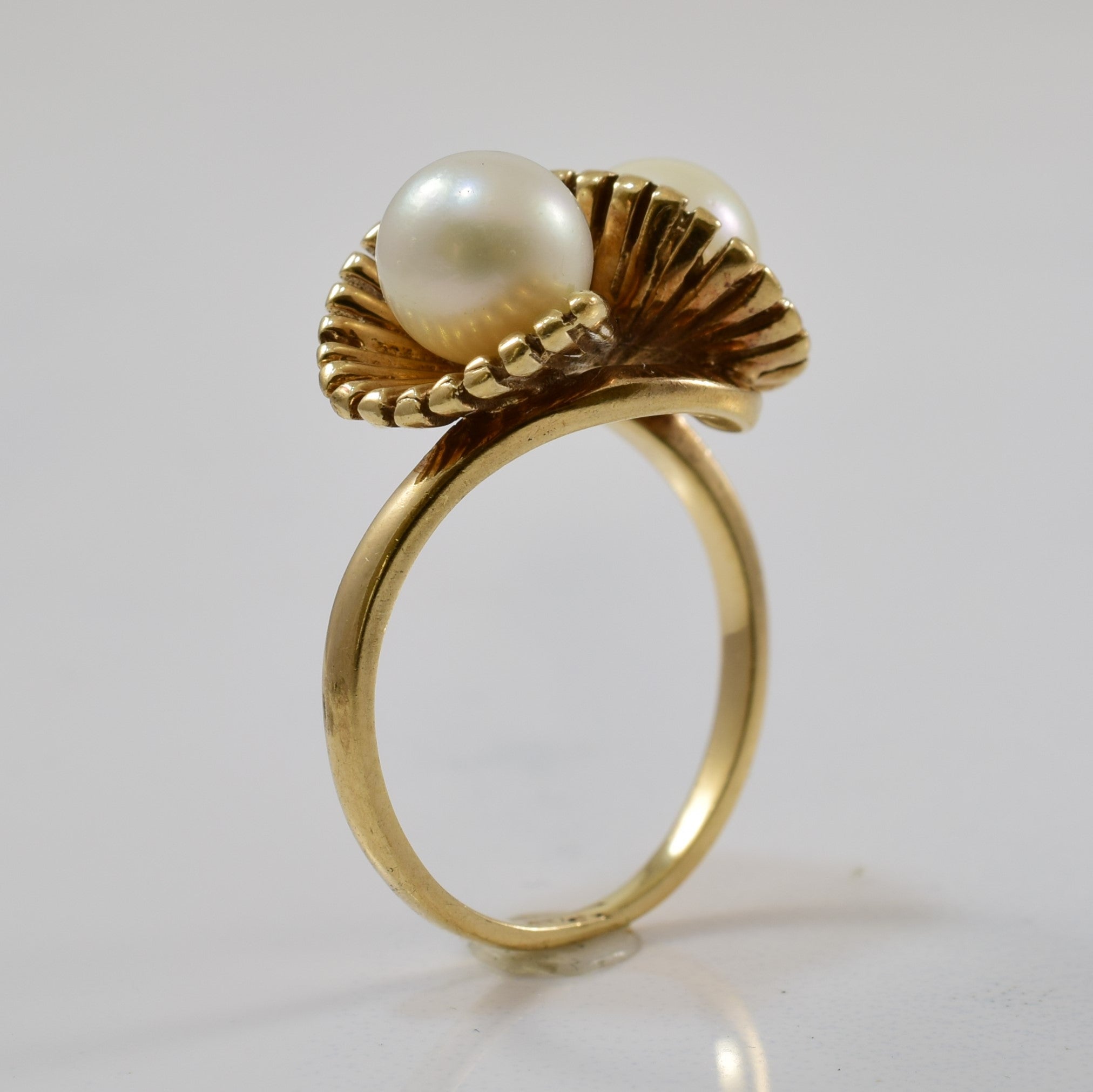 Pearl Infinity Ring | 3.80ctw | SZ 5.5 |
